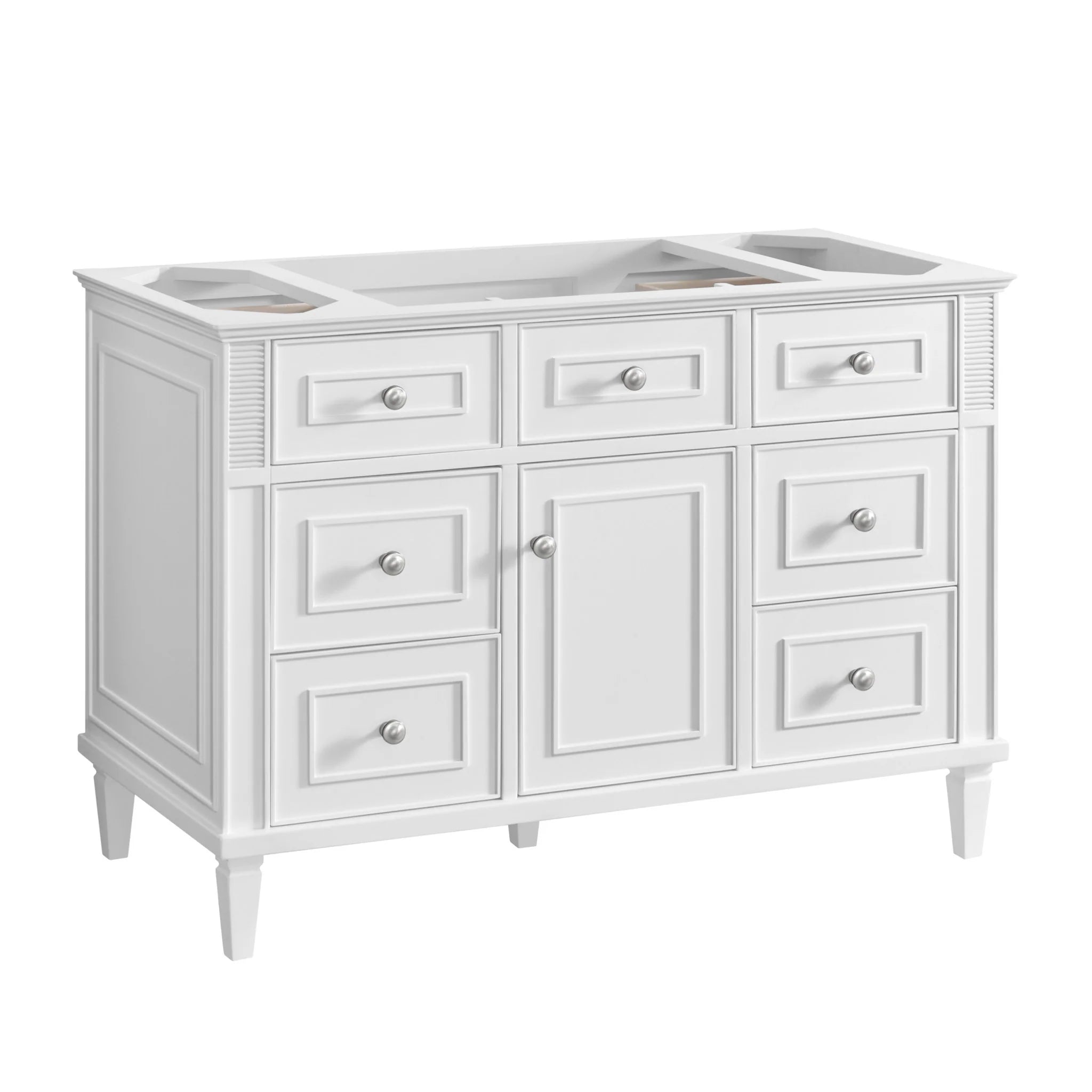48-lorelai-single-vanity-in-bright-white-by-james-martin-vanities-siberian-silestone image 3