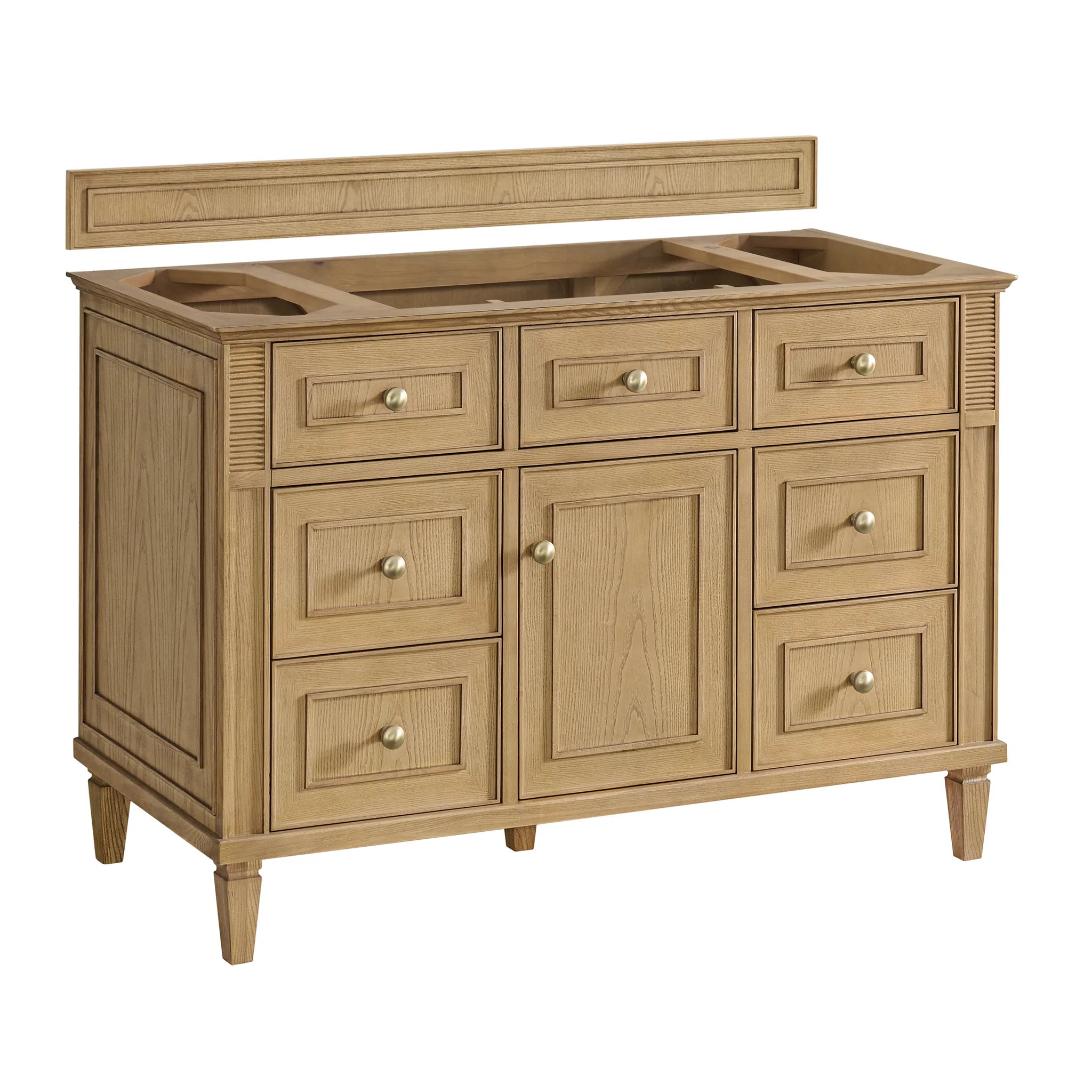 48" Lorelai Single Vanity in Light Natural Oak by James Martin Vanities