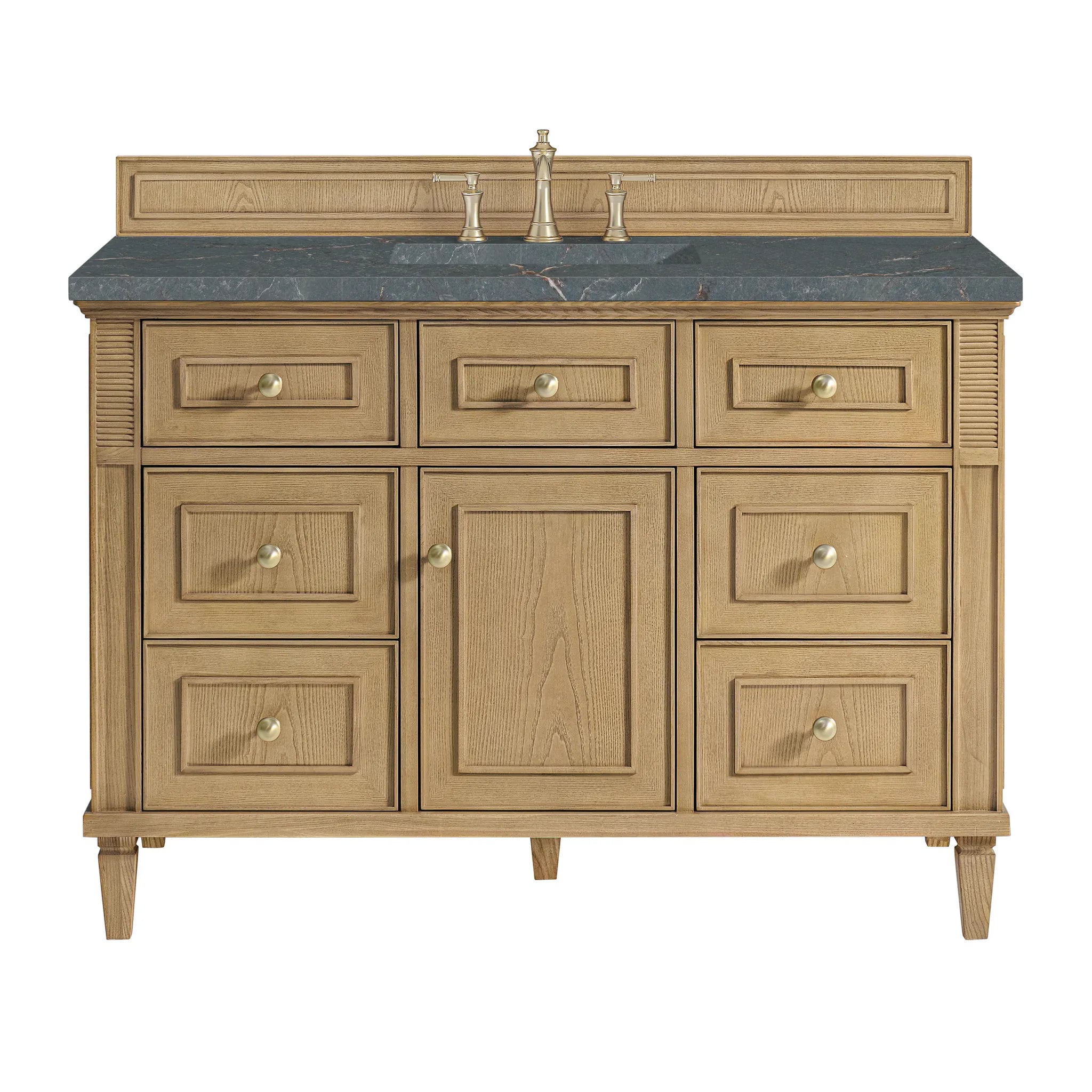48" Lorelai Single Vanity in Light Natural Oak by James Martin Vanities