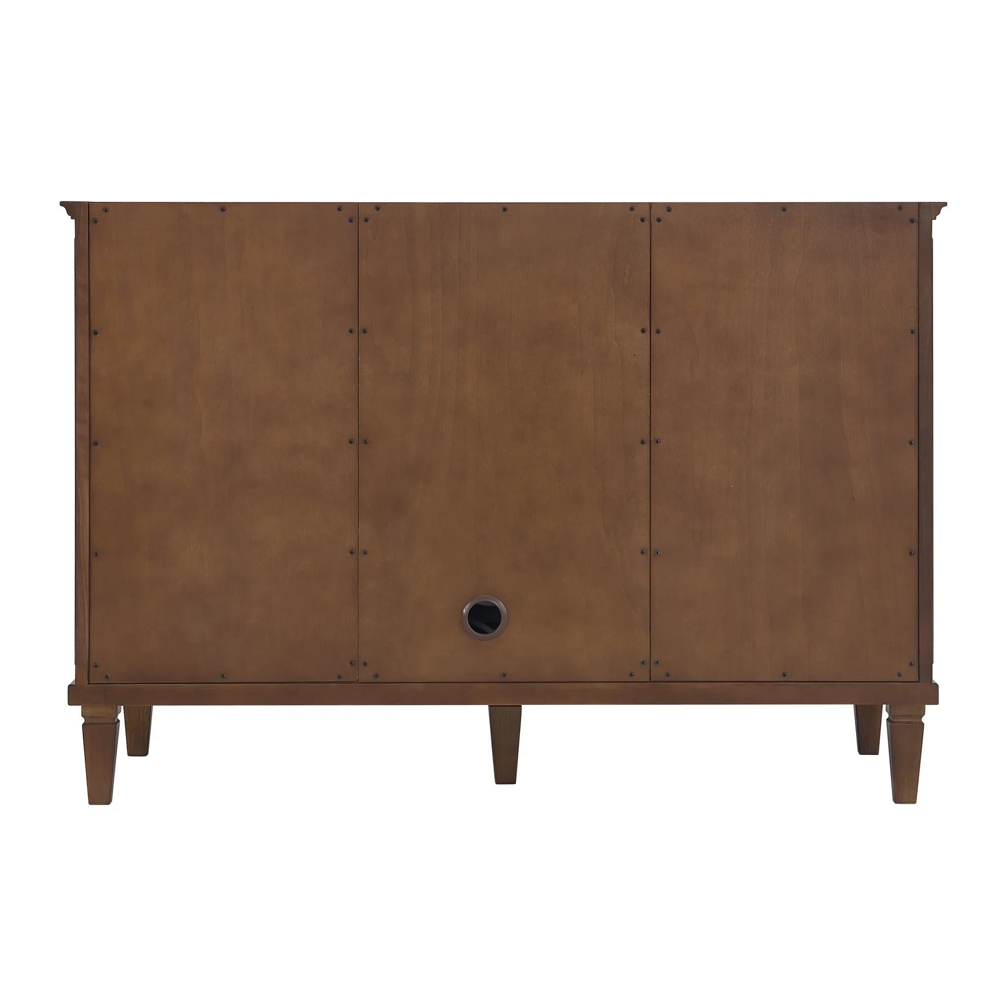 48" Lorelai Single Vanity in Mid-Century Walnut w/FreePower Wireless Charger-Parisien Bleu Silestone-8" Widespread image 12