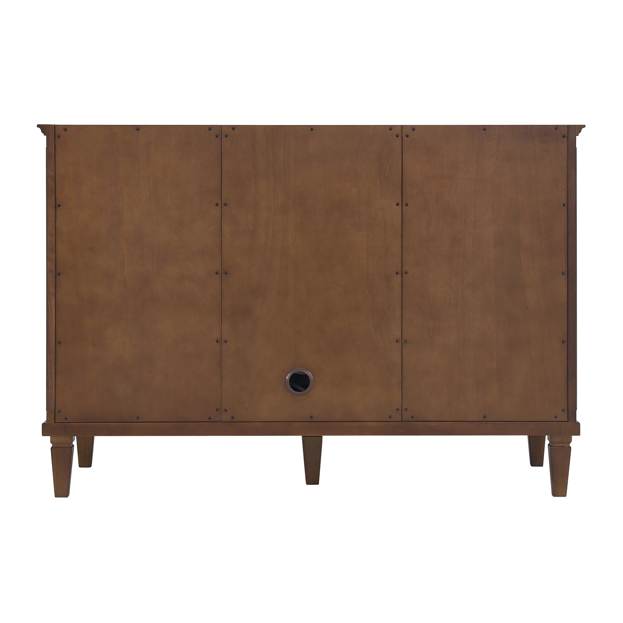 48" Lorelai Single Vanity in Mid-Century Walnut Wireless Charger-Ethereal Noctis Silestone-8" Widespread image 12