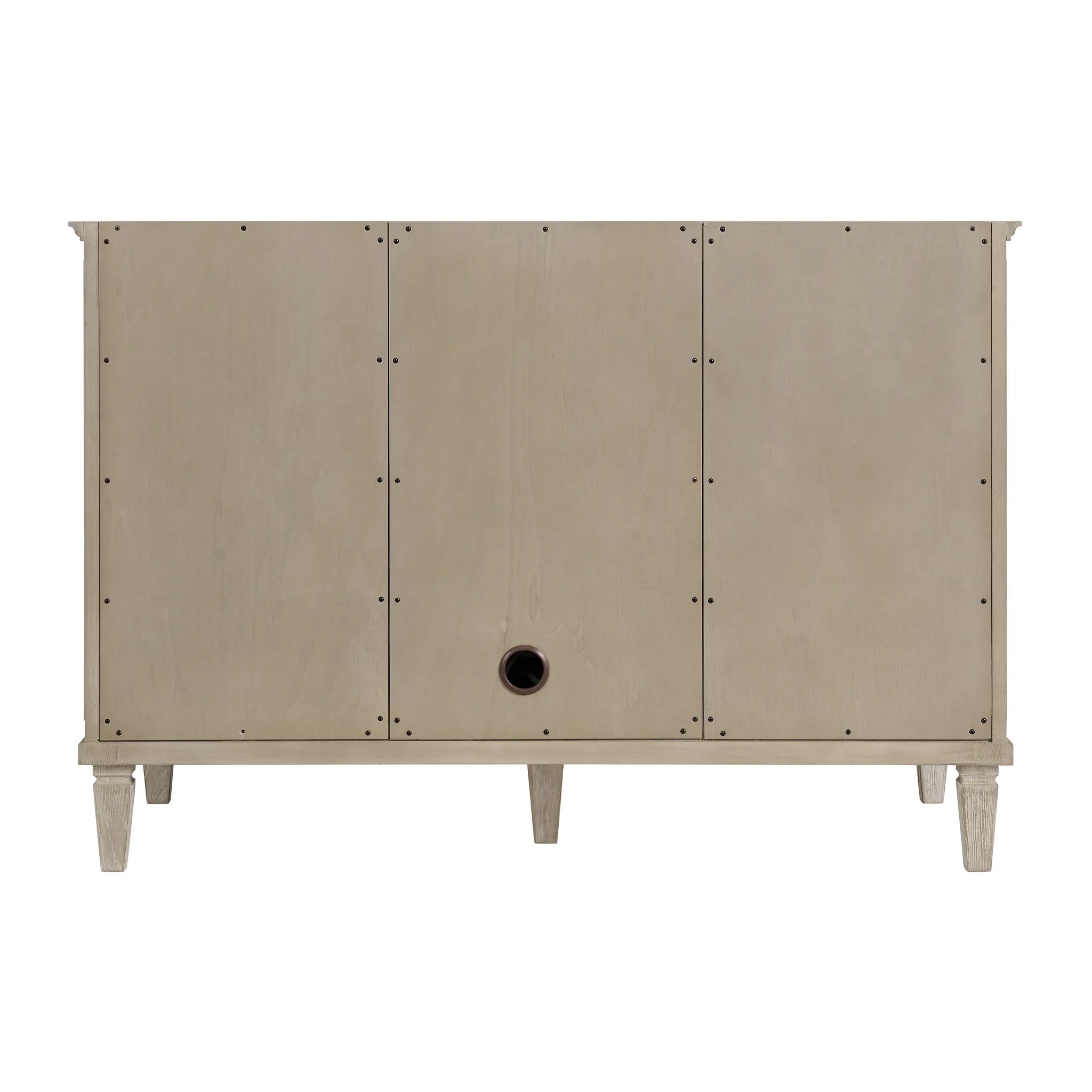 48" Lorelai Single Vanity in Whitewashed Oak Wireless Charger-Eternal Jasmine Pearl Silestone-8" Widespread image 11