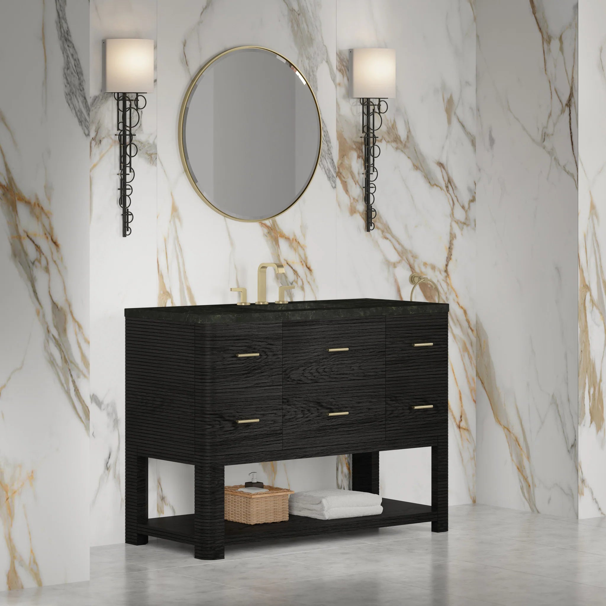 48-lucian-single-vanity-in-carbon-oak-by-james-martin-vanities-phantome-eclos-zero-silica image 3