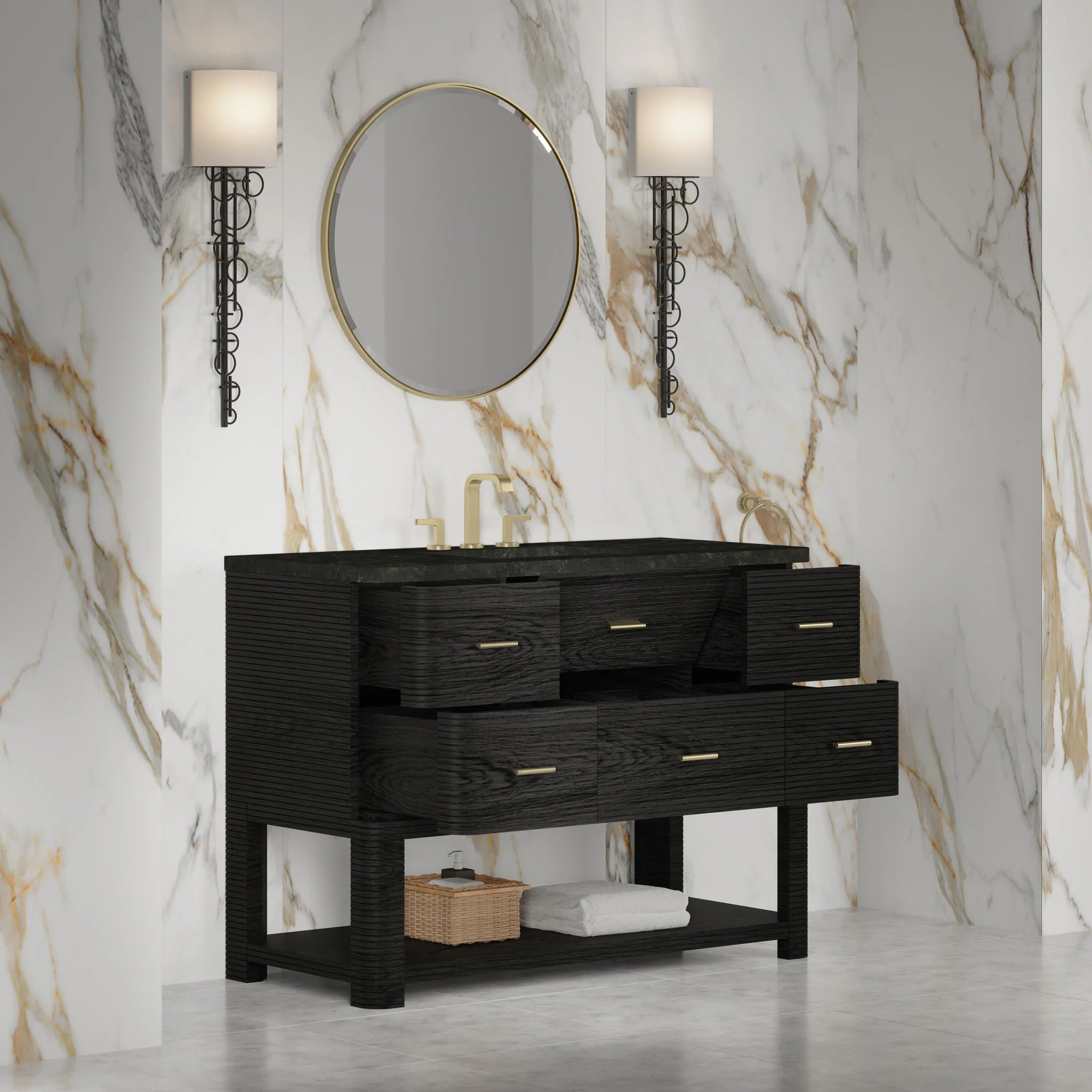48-lucian-single-vanity-in-carbon-oak-by-james-martin-vanities-phantome-eclos-zero-silica image 4