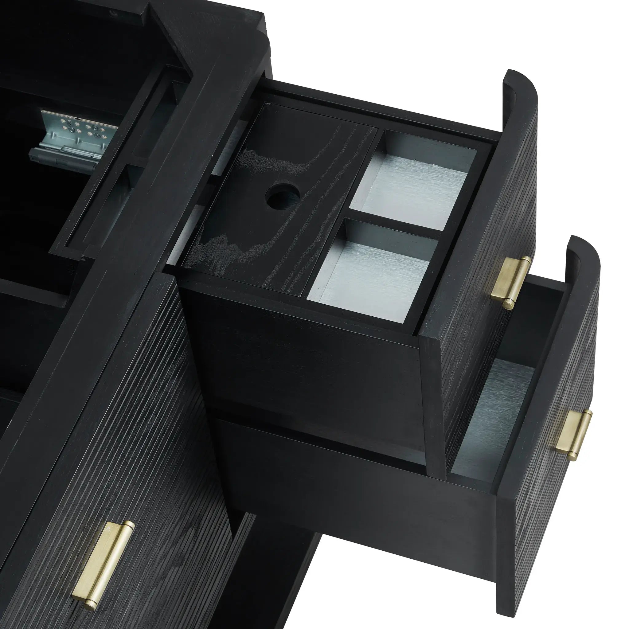 48" Lucian Single Vanity in Carbon Oak-Cabinet Only-Not Available image 6