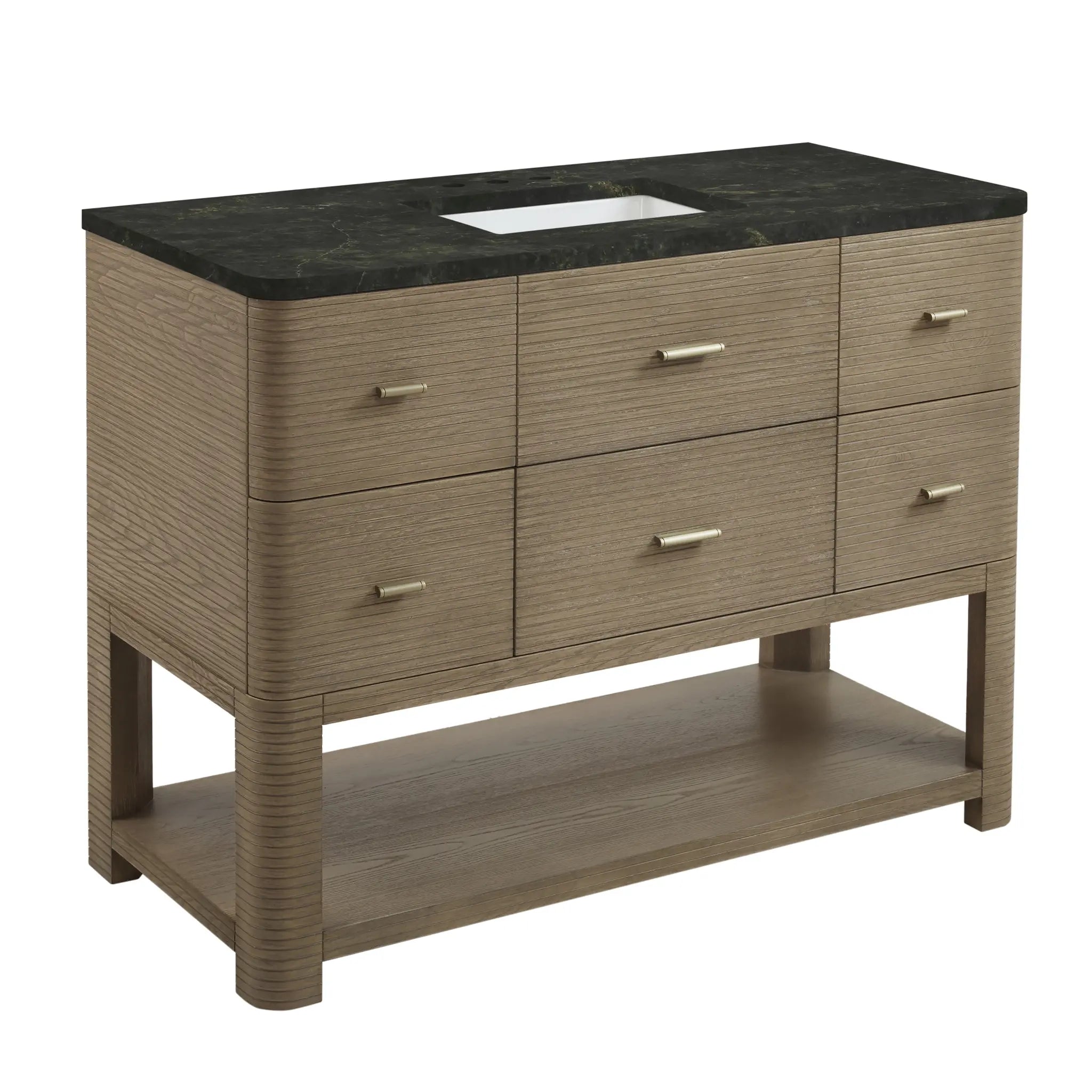 48 Lucian Single Vanity In Pebble Oak Standard Phantome Eclos 8 Widespread 6