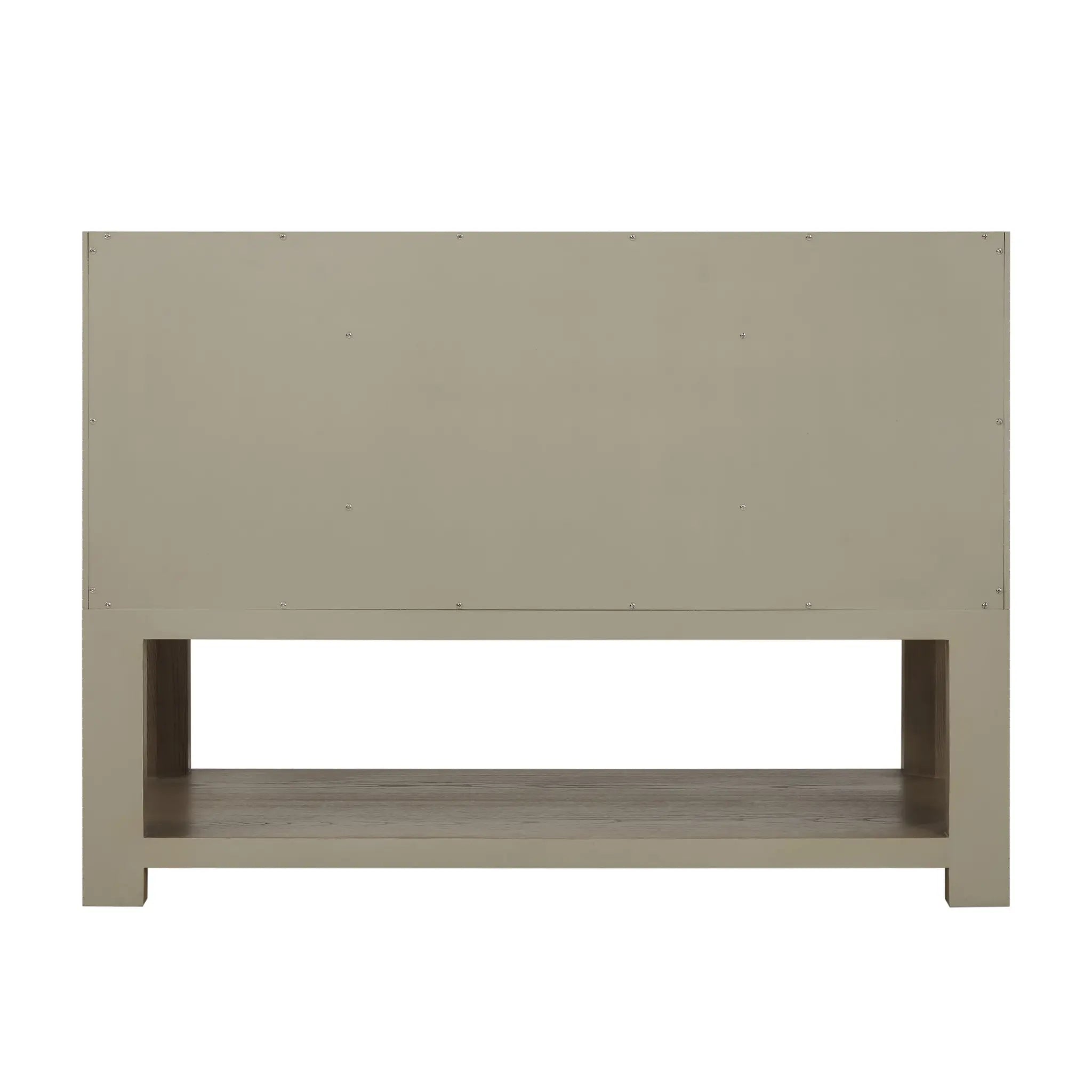 48 Lucian Single Vanity In Pebble Oak Standard White Zeus Silestone Single Hole 12