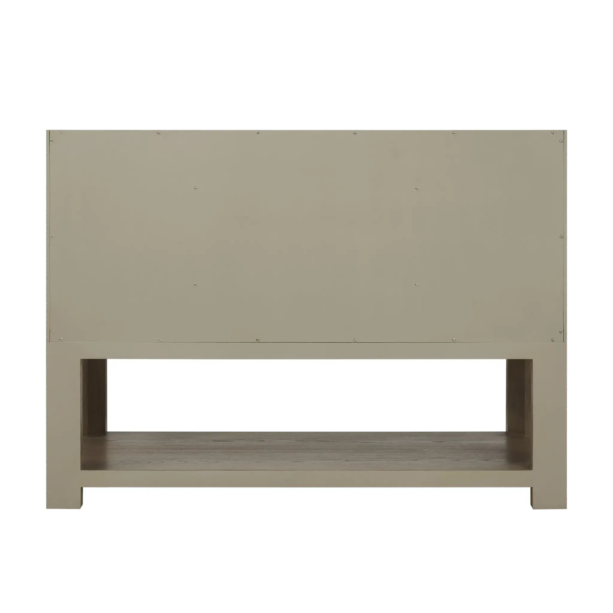 48" Lucian Single Vanity in Pebble Oak-White Zeus Silestone-Single Hole image 5