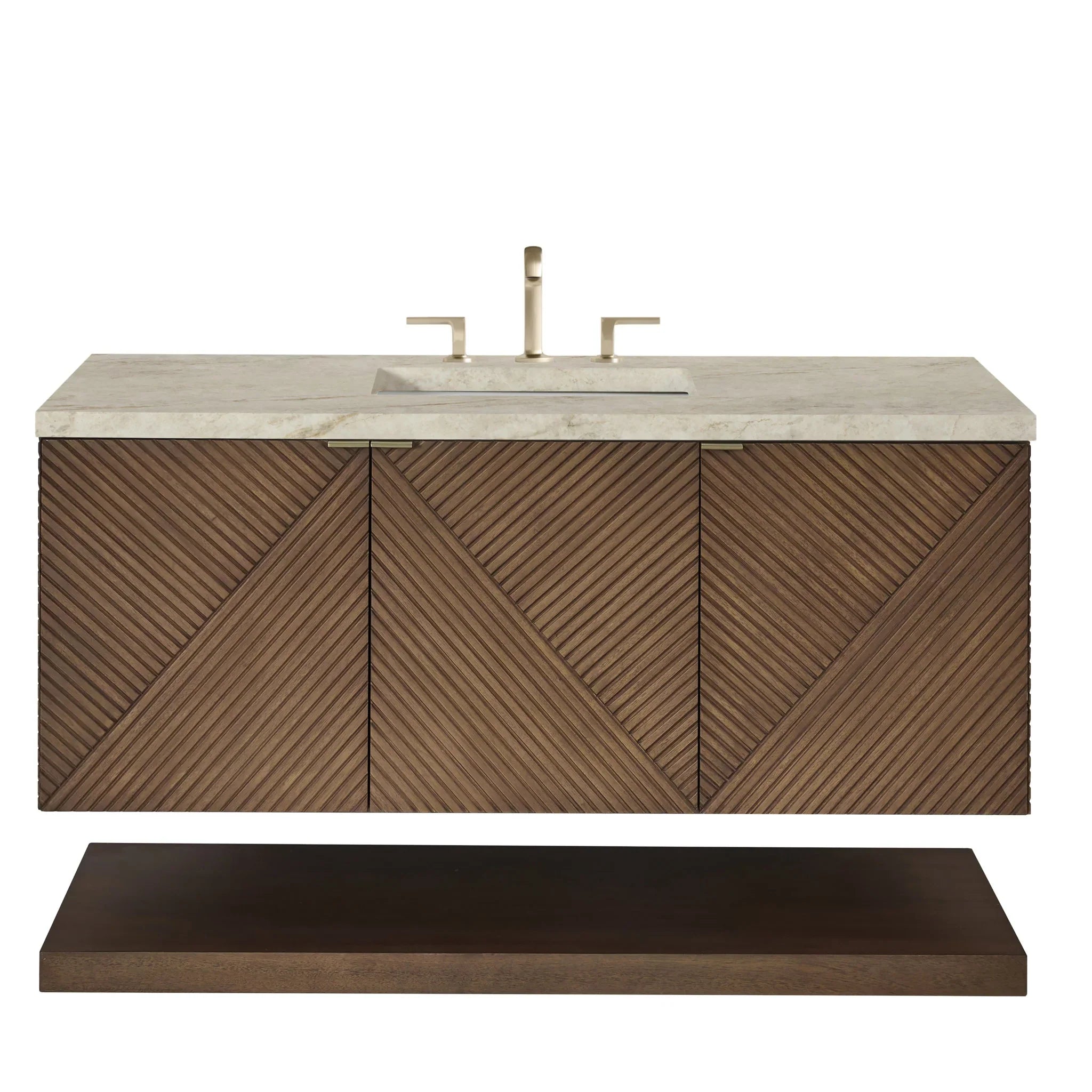 48" Marcello Single Vanity in Chestnut by James Martin Vanities - AURA Modern Home