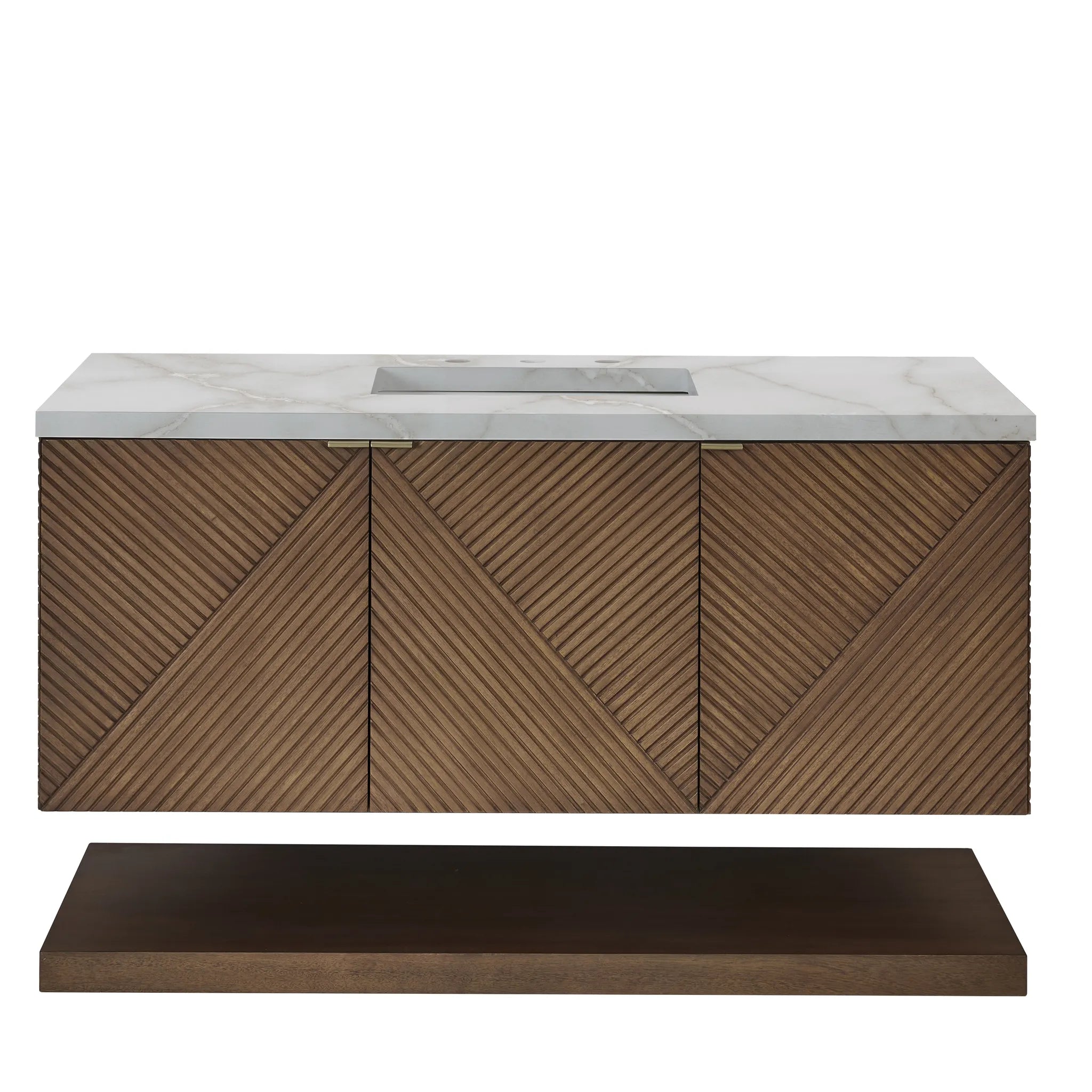 48" Marcello Single Vanity in Chestnut by James Martin Vanities - AURA Modern Home