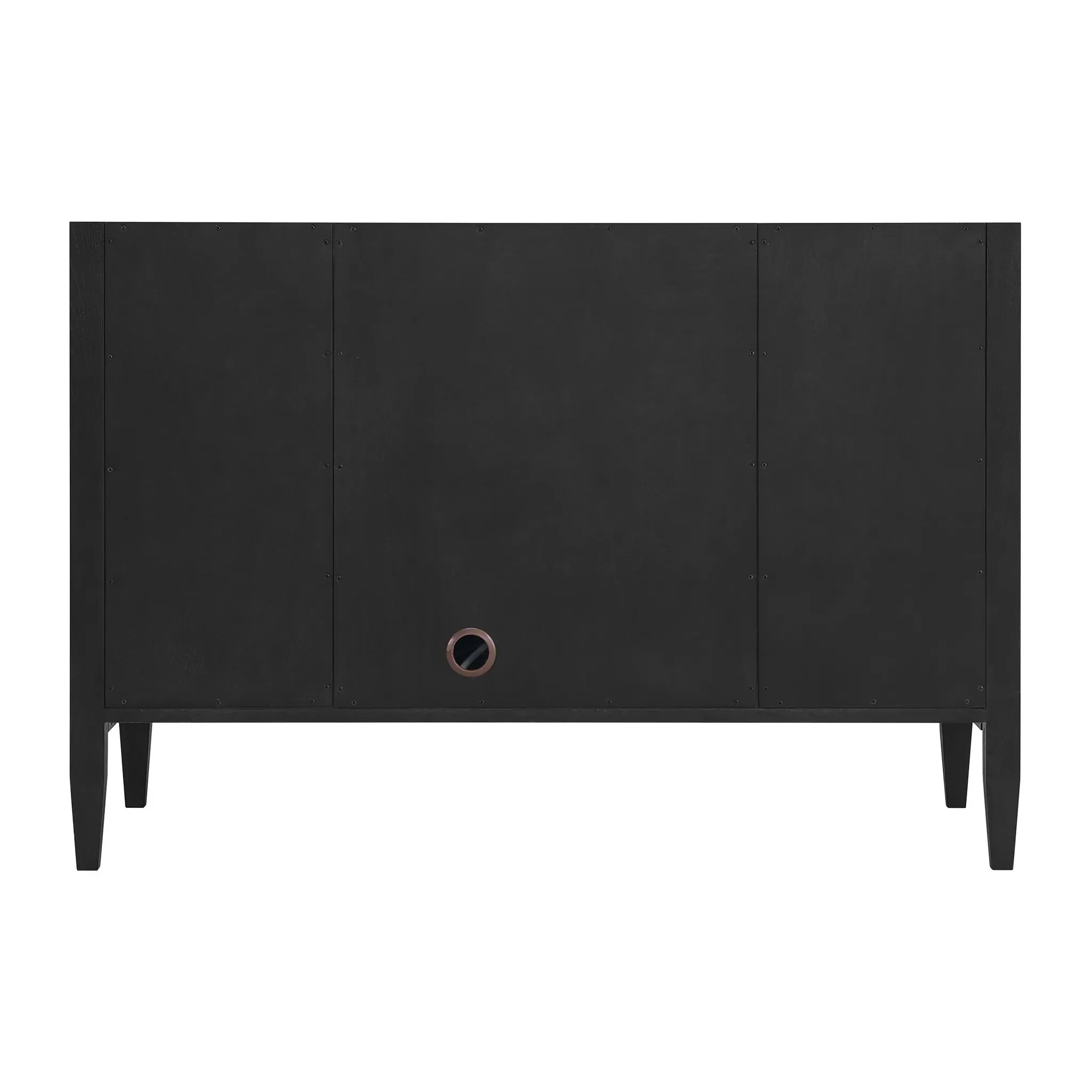 48" Myrrin Single Vanity in Carbon Oak w/FreePower Wireless Charger-Ethereal Noctis Silestone-8" Widespread image 11