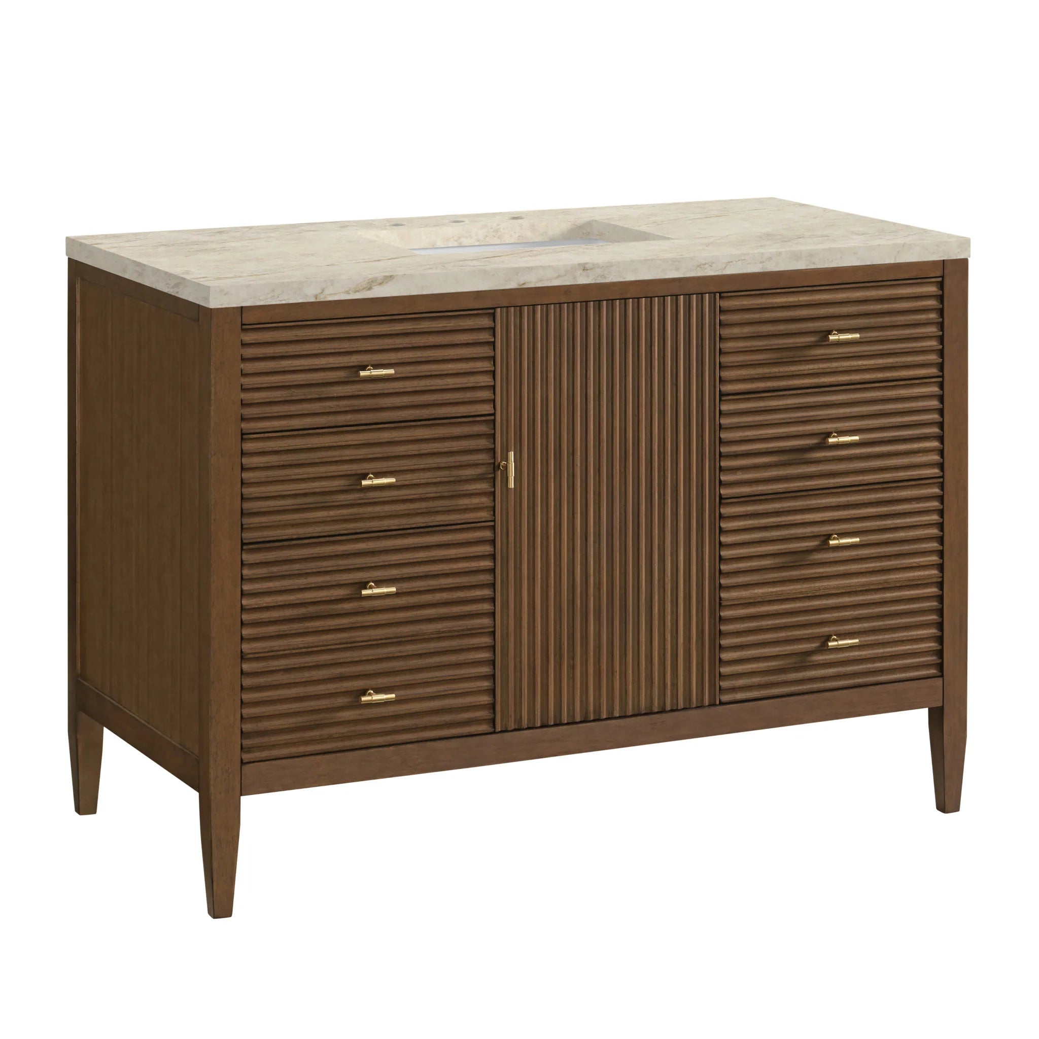 48-myrrin-single-vanity-in-mid-century-walnut-by-james-martin-vanities-tajnar-eclos-zero-silica image 4
