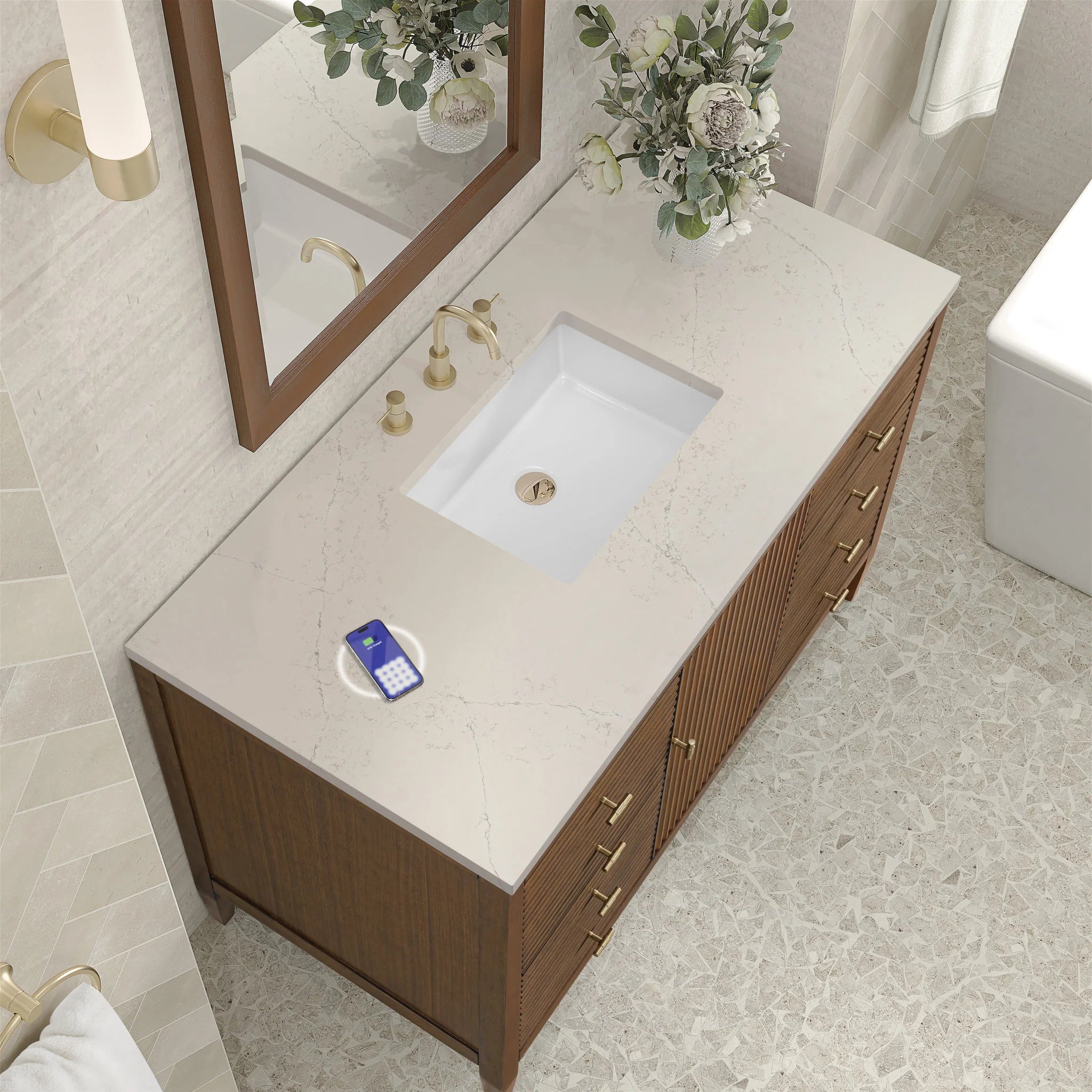 48-myrrin-single-vanity-in-mid-century-walnut-w-freepower-wireless-charger-by-james-martin-vanities-siberian-silestone image 14
