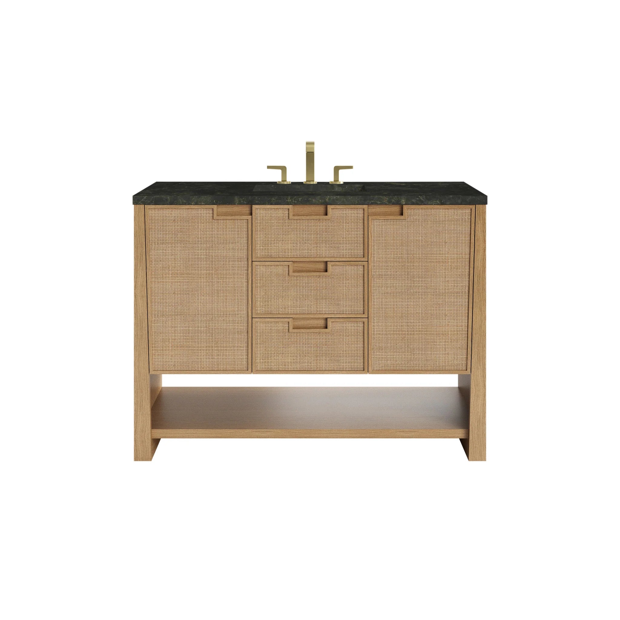 48-solene-single-vanity-in-seaside-oak-by-james-martin-vanities-phantome-eclos-zero-silica image