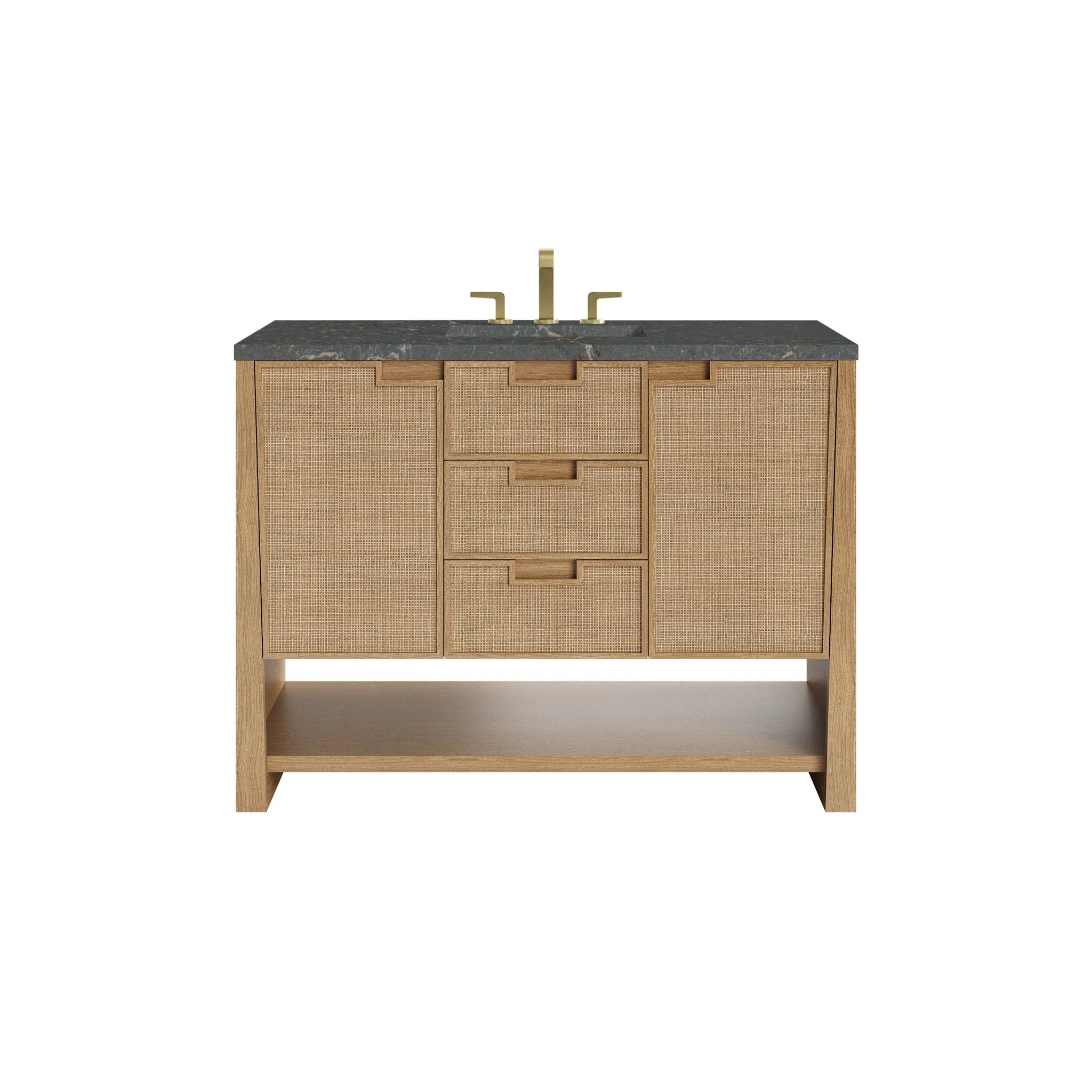 48" Solene Single Vanity in Seaside Oak by James Martin Vanities - AURA Modern Home