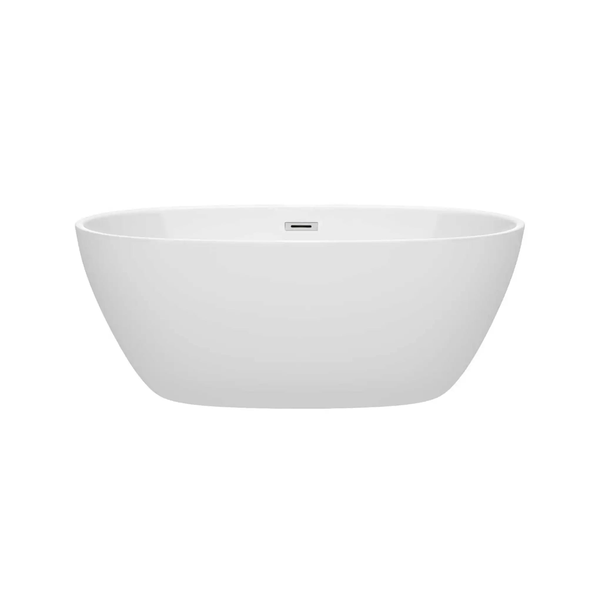 59" White Freestanding Bathtub - Juno by Wyndham (WCBTK156159) image 2