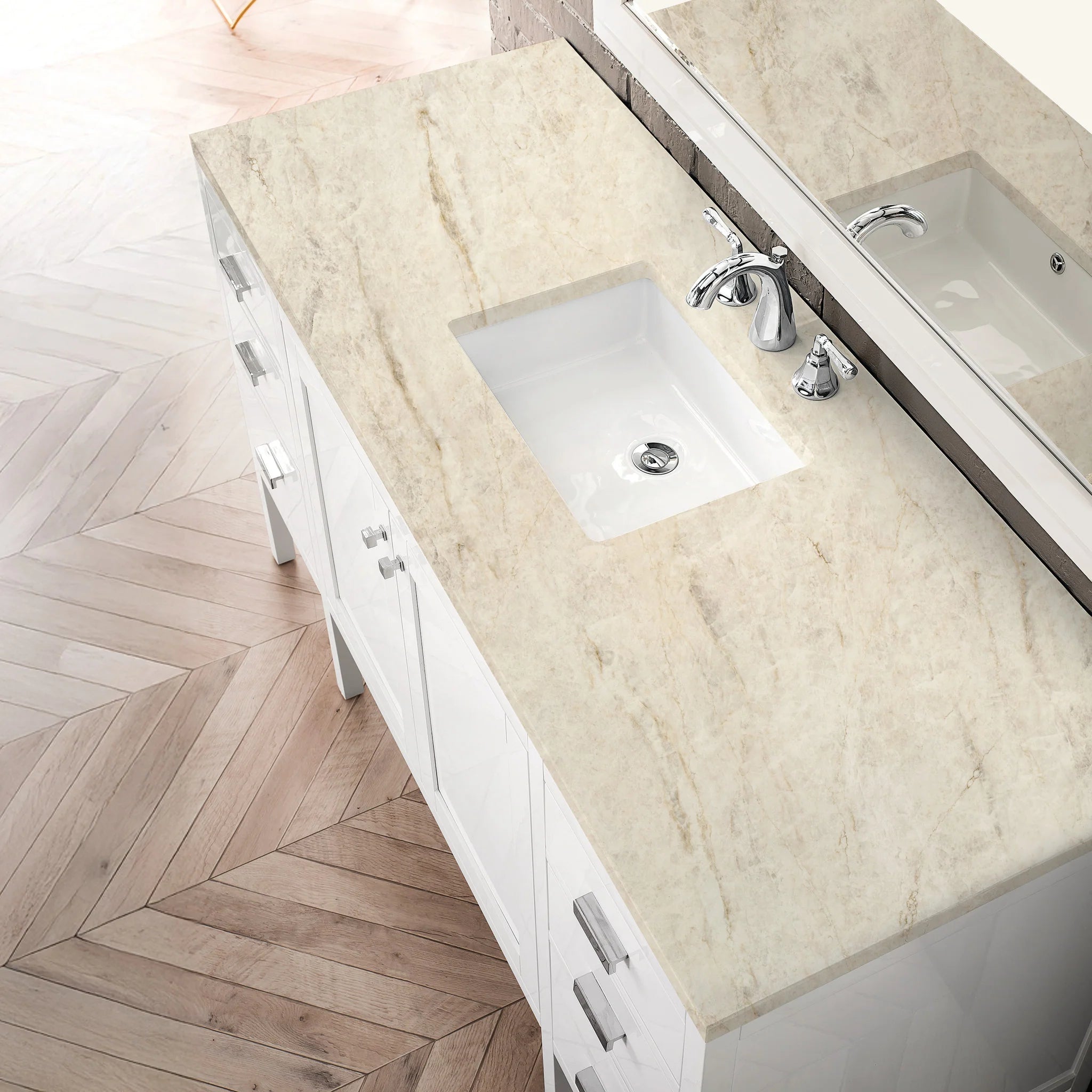 60-addison-single-vanity-cabinet-in-glossy-white-by-james-martin-vanities-e444-v60s-gw-tajnar-eclos-zero-silica image 3