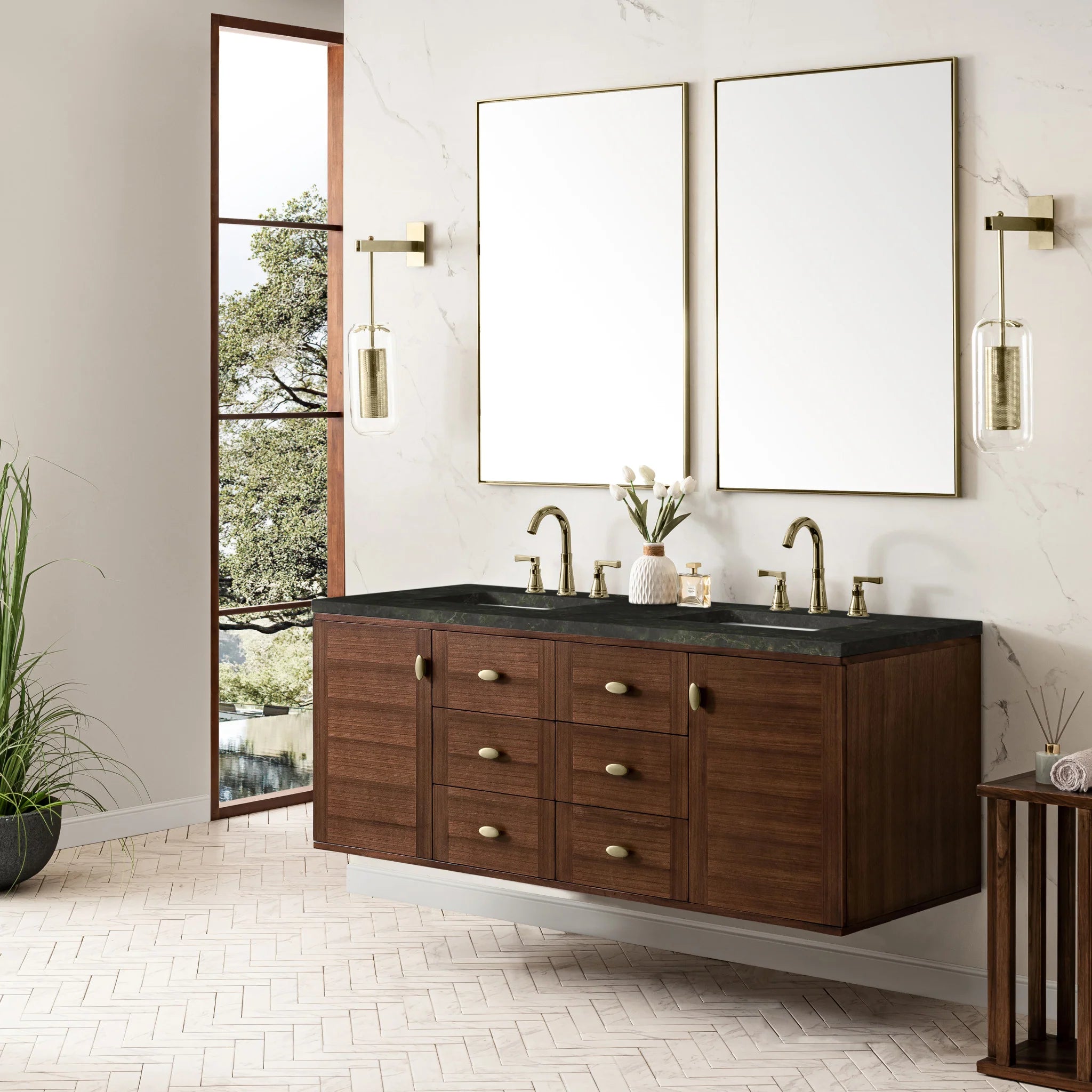 60-amberly-double-vanity-in-mid-century-walnut-by-james-martin-vanities-phantome-eclos-zero-silica image 19