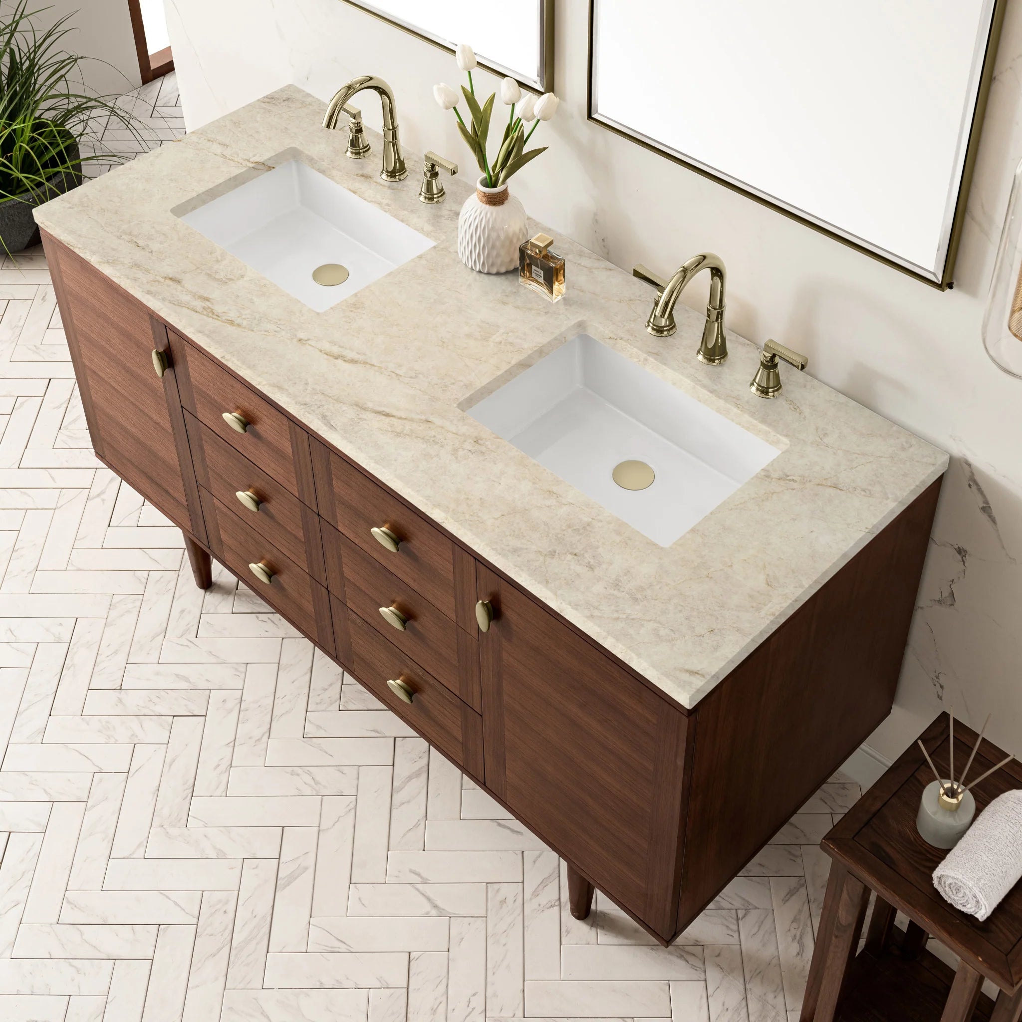 60-amberly-double-vanity-in-mid-century-walnut-by-james-martin-vanities-tajnar-eclos-zero-silica image 23