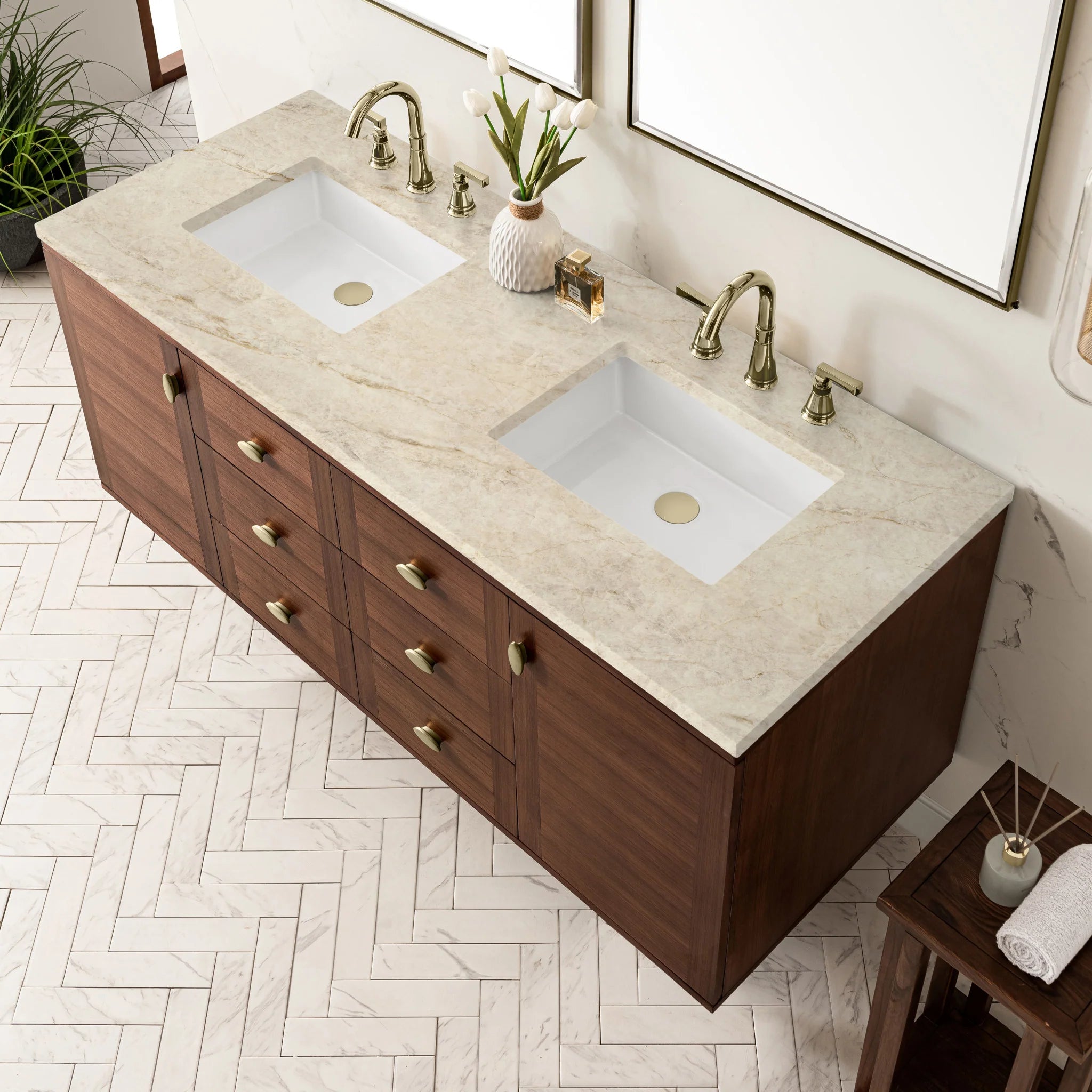 60-amberly-double-vanity-in-mid-century-walnut-by-james-martin-vanities-tajnar-eclos-zero-silica image 24