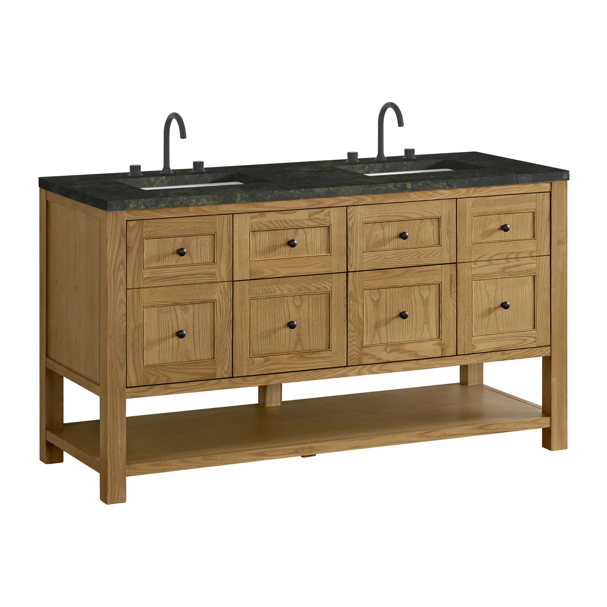 60-breckenridge-double-vanity-in-light-natural-oak-by-james-martin-vanities-phantome-eclos-zero-silica image 4