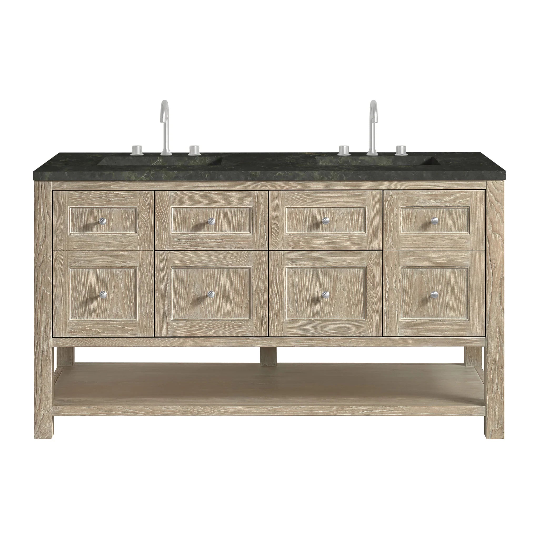 60-breckenridge-double-vanity-in-whitewashed-oak-by-james-martin-vanities-phantome-eclos-zero-silica image