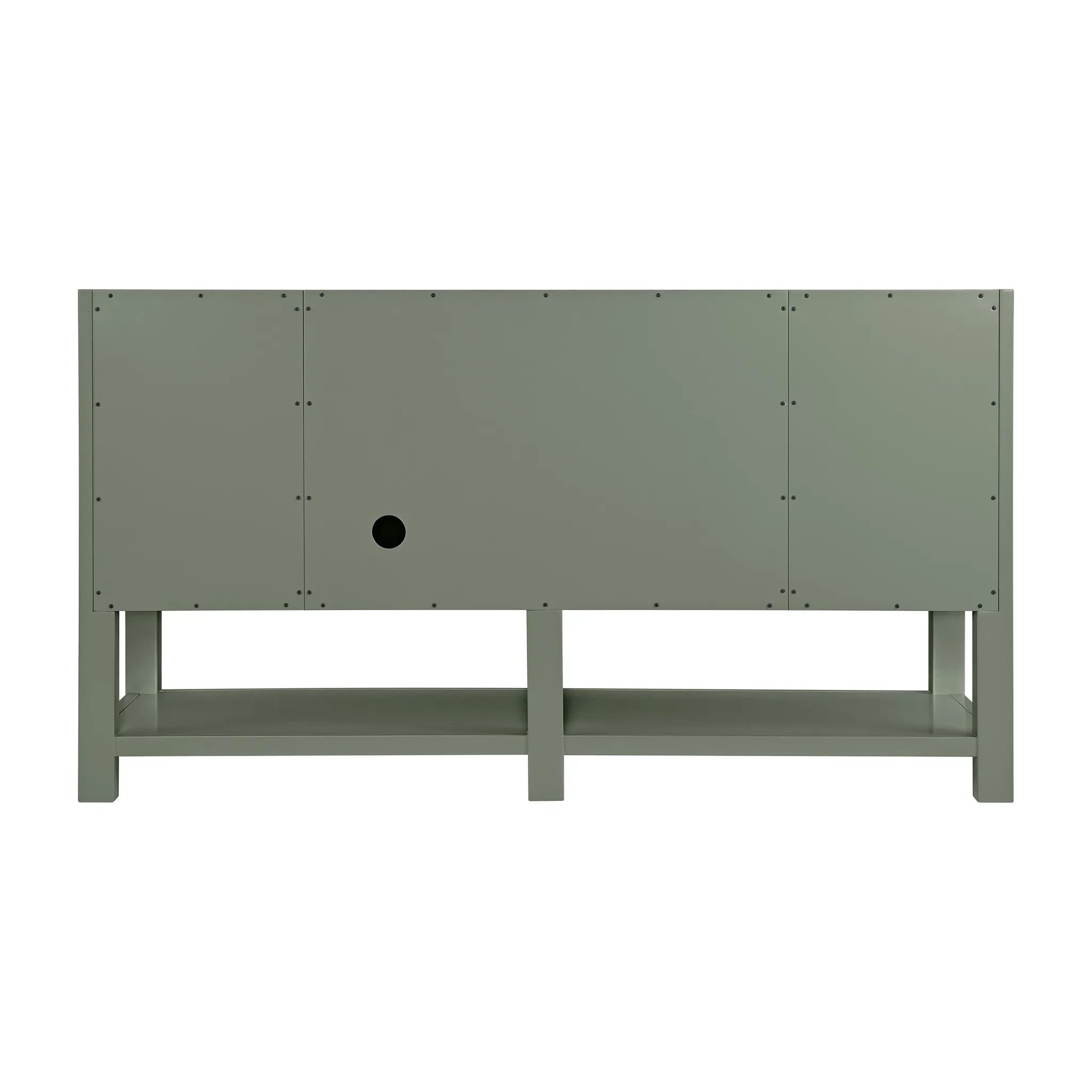 60" Breckenridge Single Vanity in Smokey Celadon-Cabinet Only-Not Available image 3