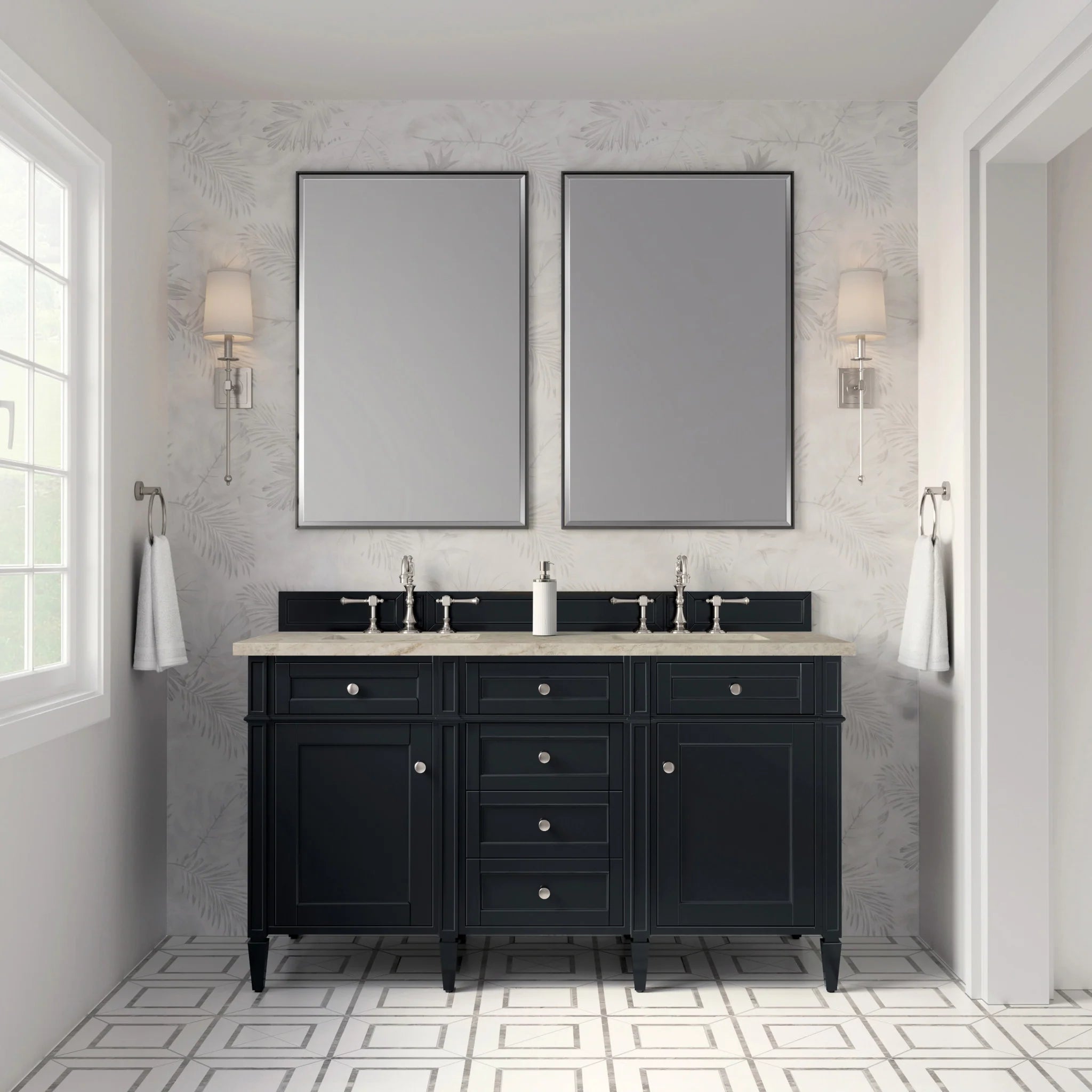 60-brittany-double-vanity-in-black-onyx-by-james-martin-vanities-tajnar-eclos-zero-silica image 2