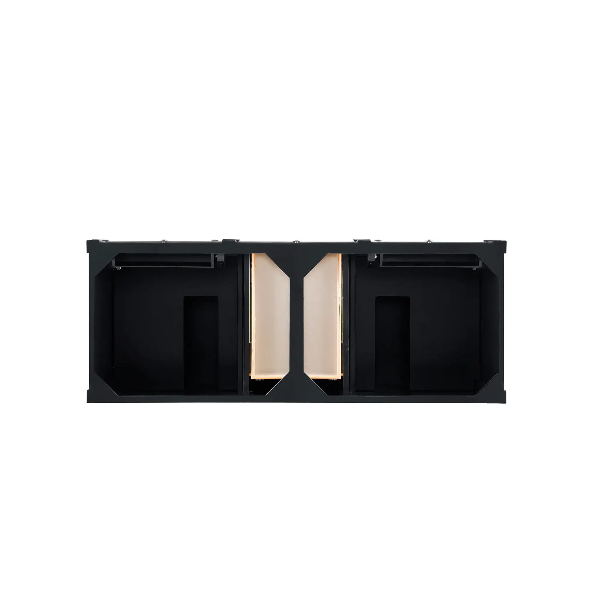 60" Brittany Double Vanity in Black Onyx-Cabinet Only-Not Available image 1