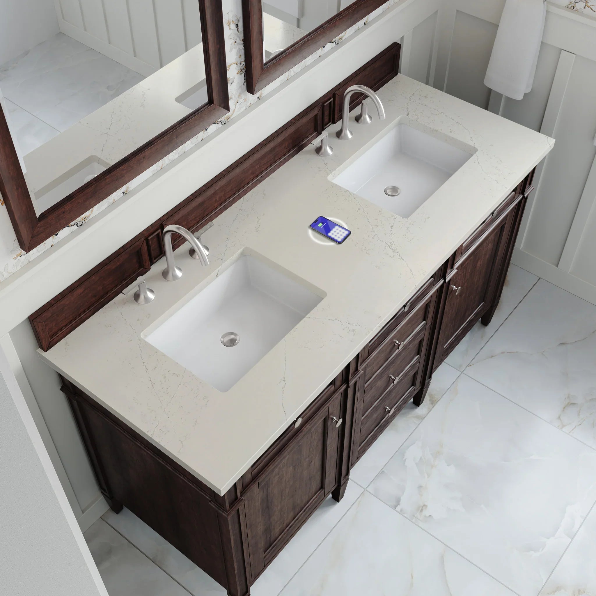 60-brittany-double-vanity-in-burnished-mahogany-w-freepower-wireless-charger-by-james-martin-vanities-siberian-silestone image 7