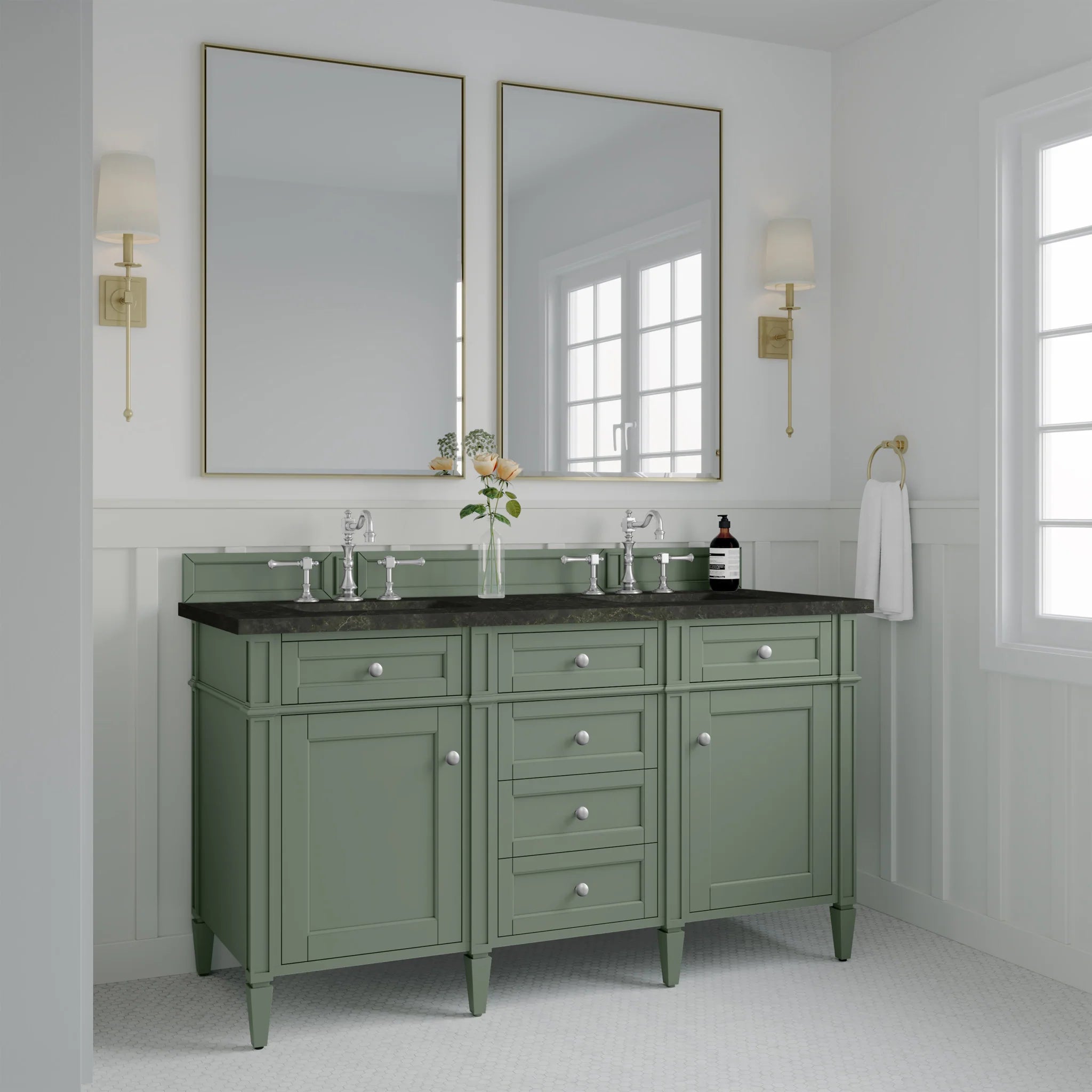 60-brittany-double-vanity-in-smokey-celadon-by-james-martin-vanities-phantome-eclos-zero-silica image 4