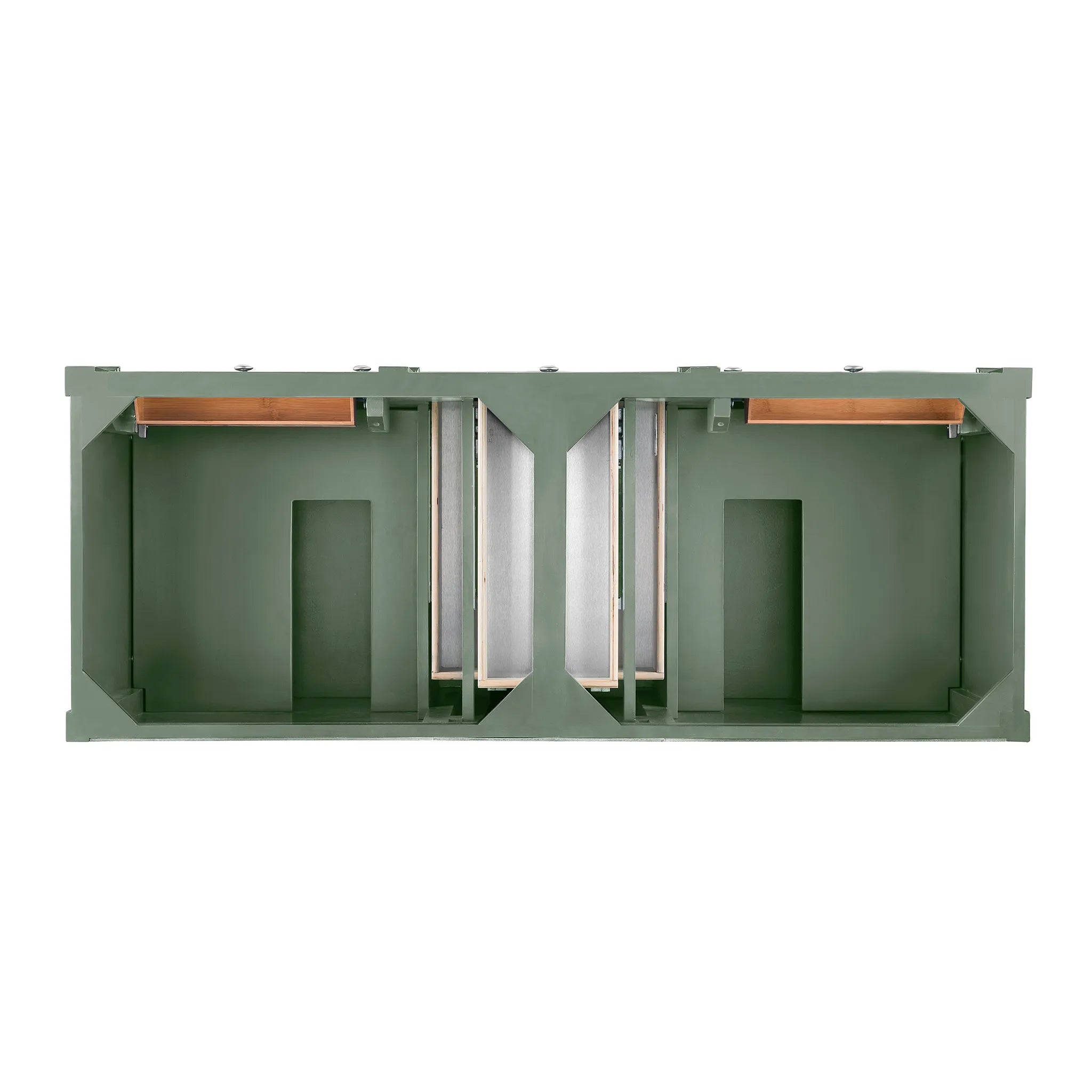 60" Brittany Double Vanity in Smokey Celadon-Cabinet Only-Not Available image 1