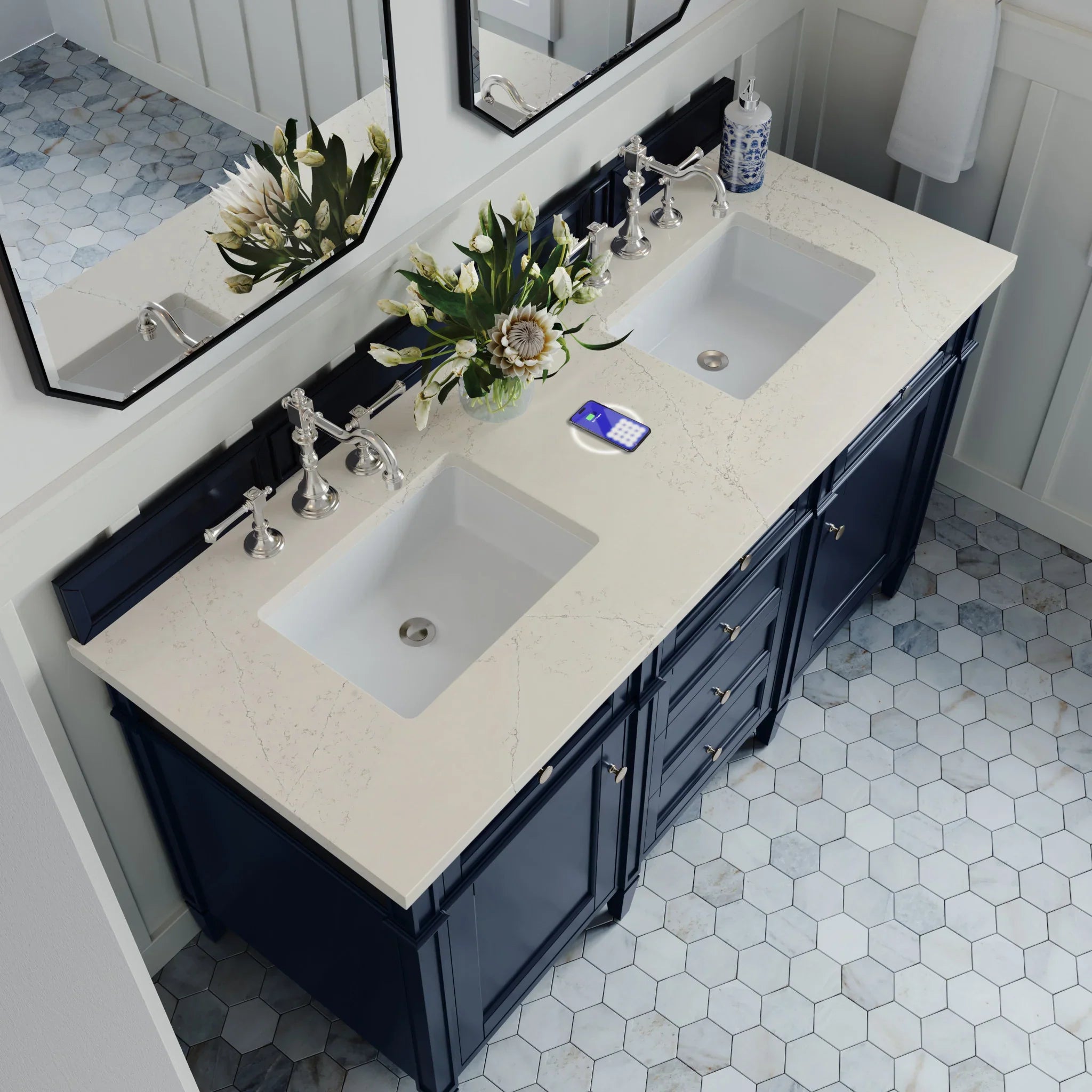 60-brittany-double-vanity-in-victory-blue-w-freepower-wireless-charger-by-james-martin-vanities-siberian-silestone image 7