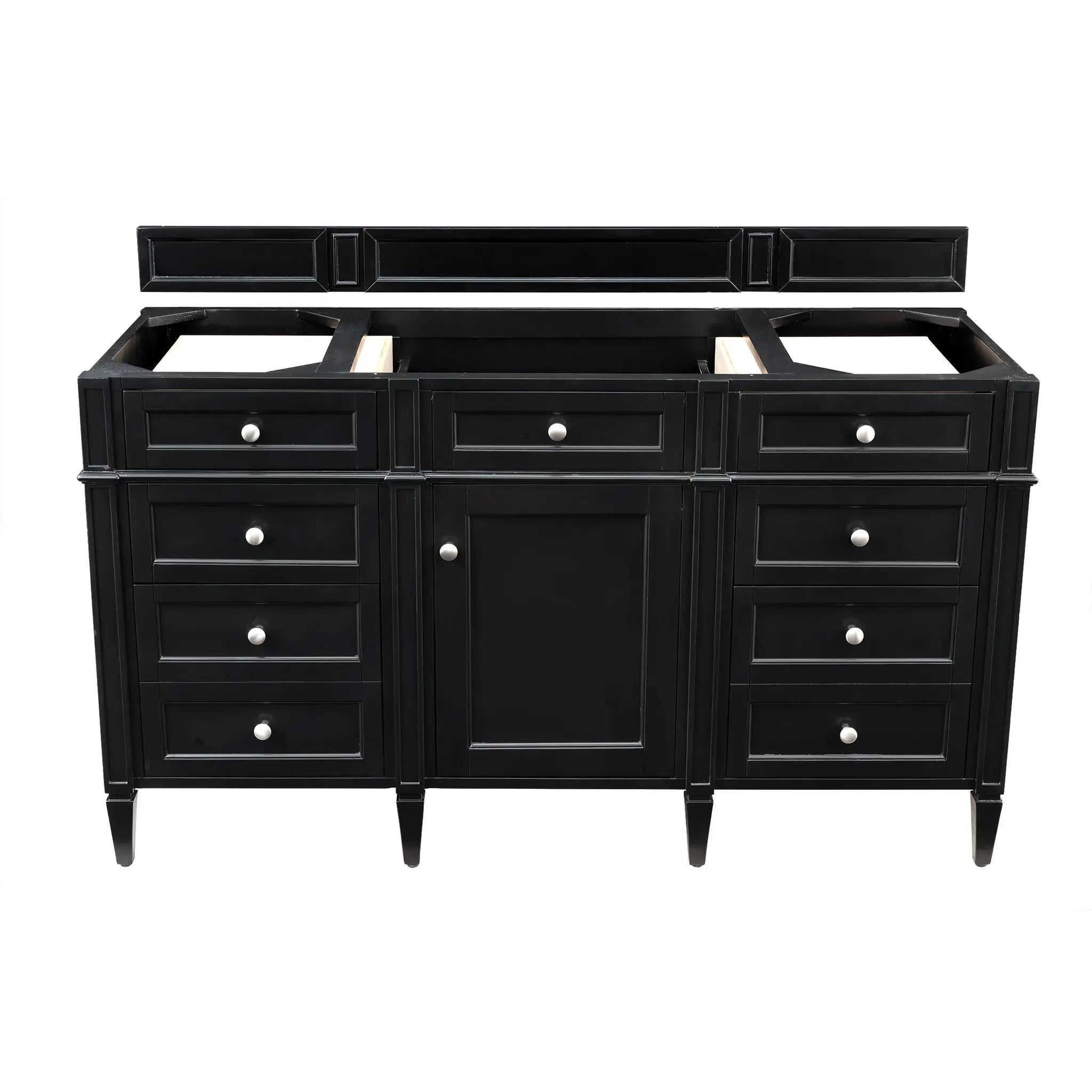 60" Brittany Single Vanity in Black Onyx-Cabinet Only-Not Available image
