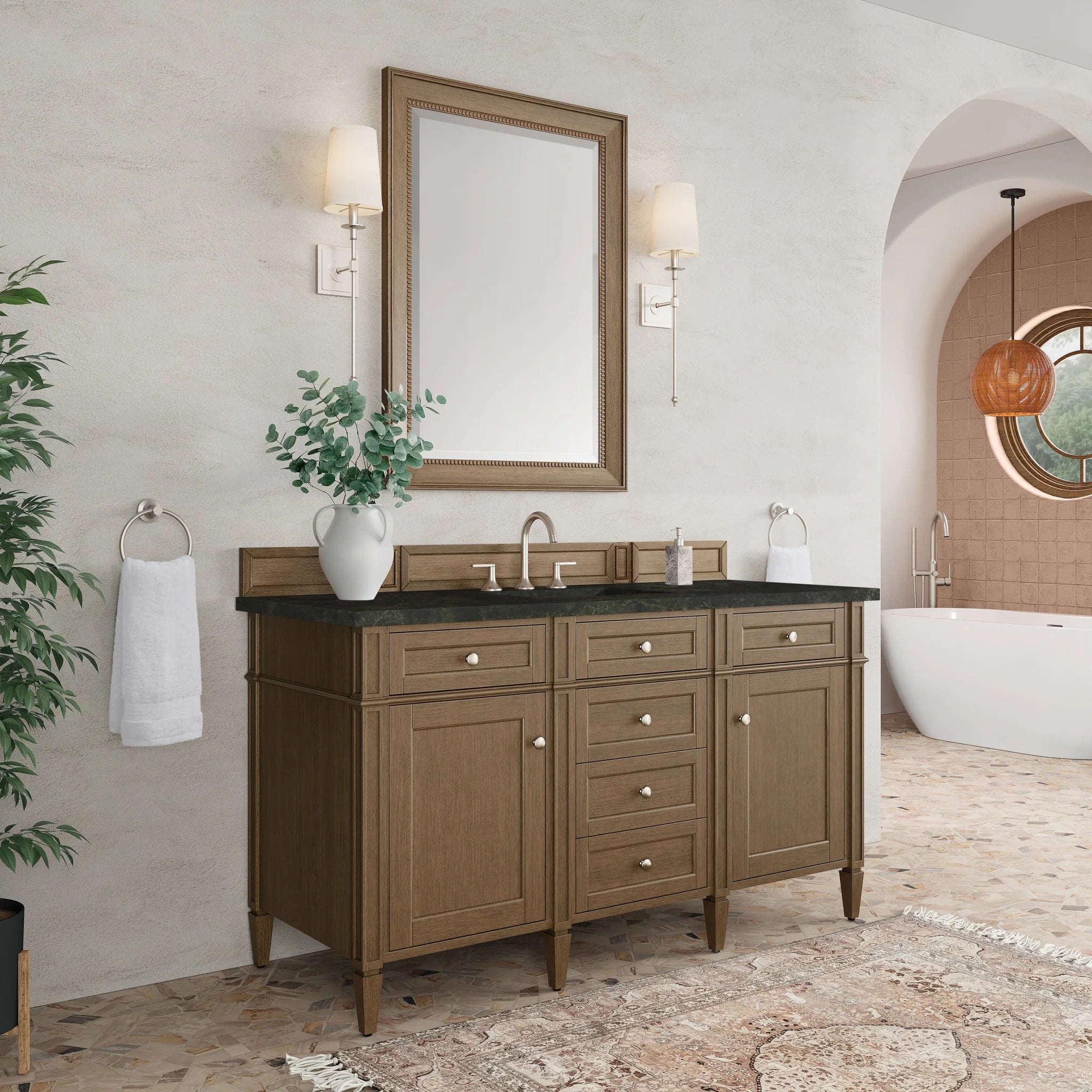 60-brittany-single-vanity-in-saddle-brown-by-james-martin-vanities-phantome-eclos-zero-silica image 3
