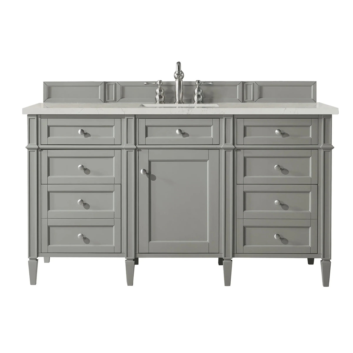 60" Brittany Single Vanity in Urban Gray by James Martin Vanities