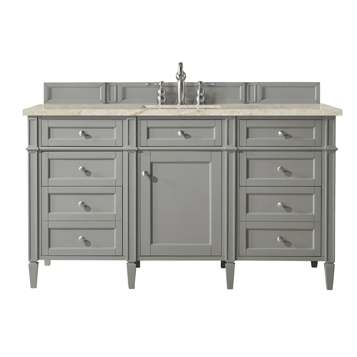 60" Brittany Single Vanity in Urban Gray by James Martin Vanities