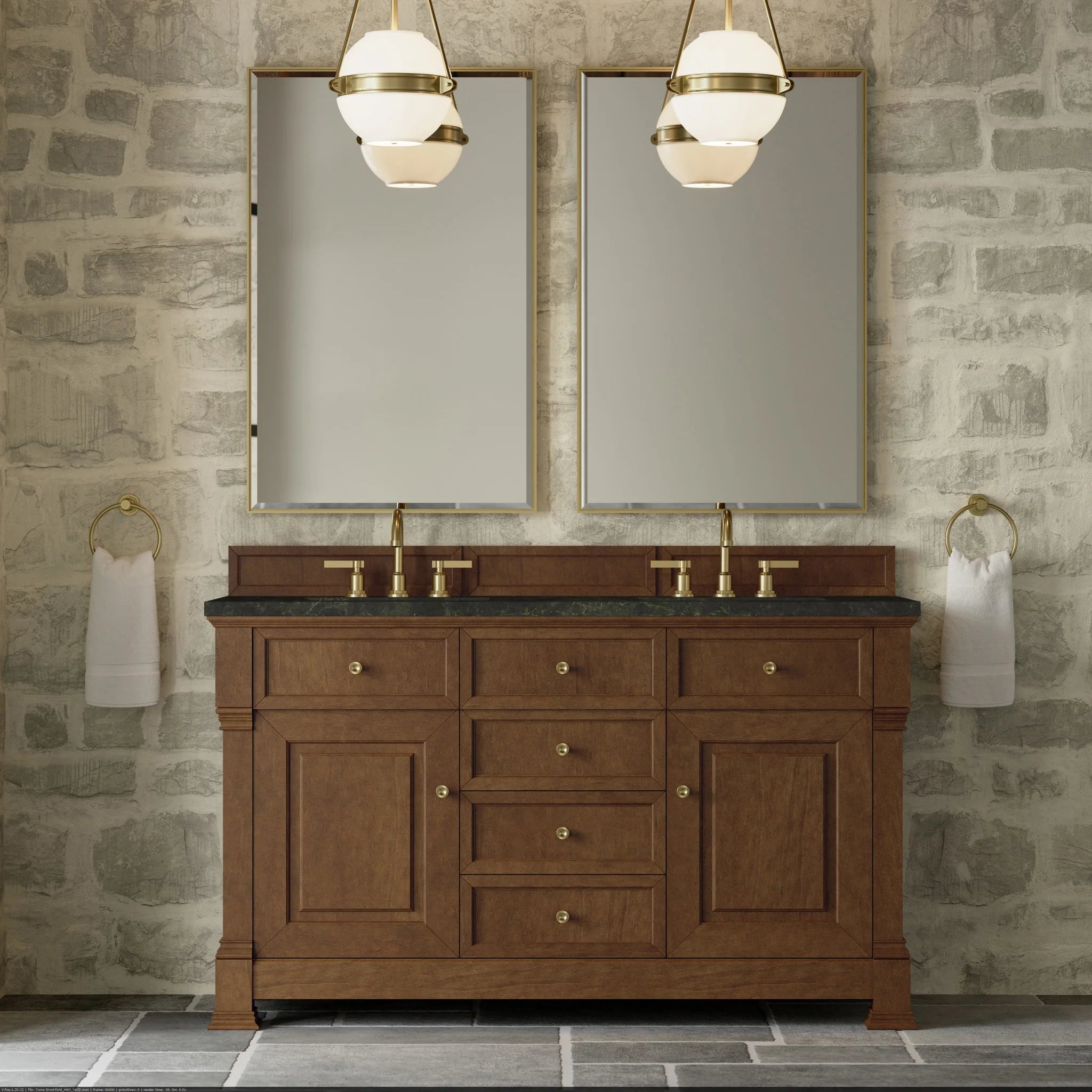 60-brookfield-double-vanity-in-honey-oak-by-james-martin-vanities-phantome-eclos-zero-silica image 6