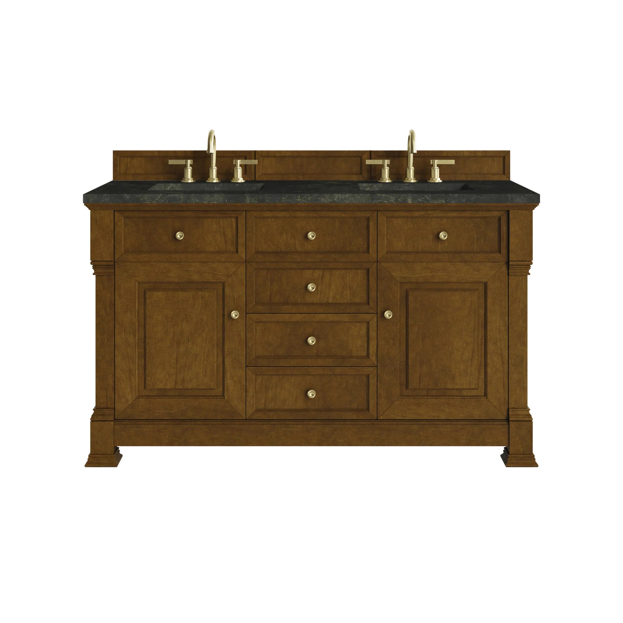 60-brookfield-double-vanity-in-honey-oak-by-james-martin-vanities-phantome-eclos-zero-silica image