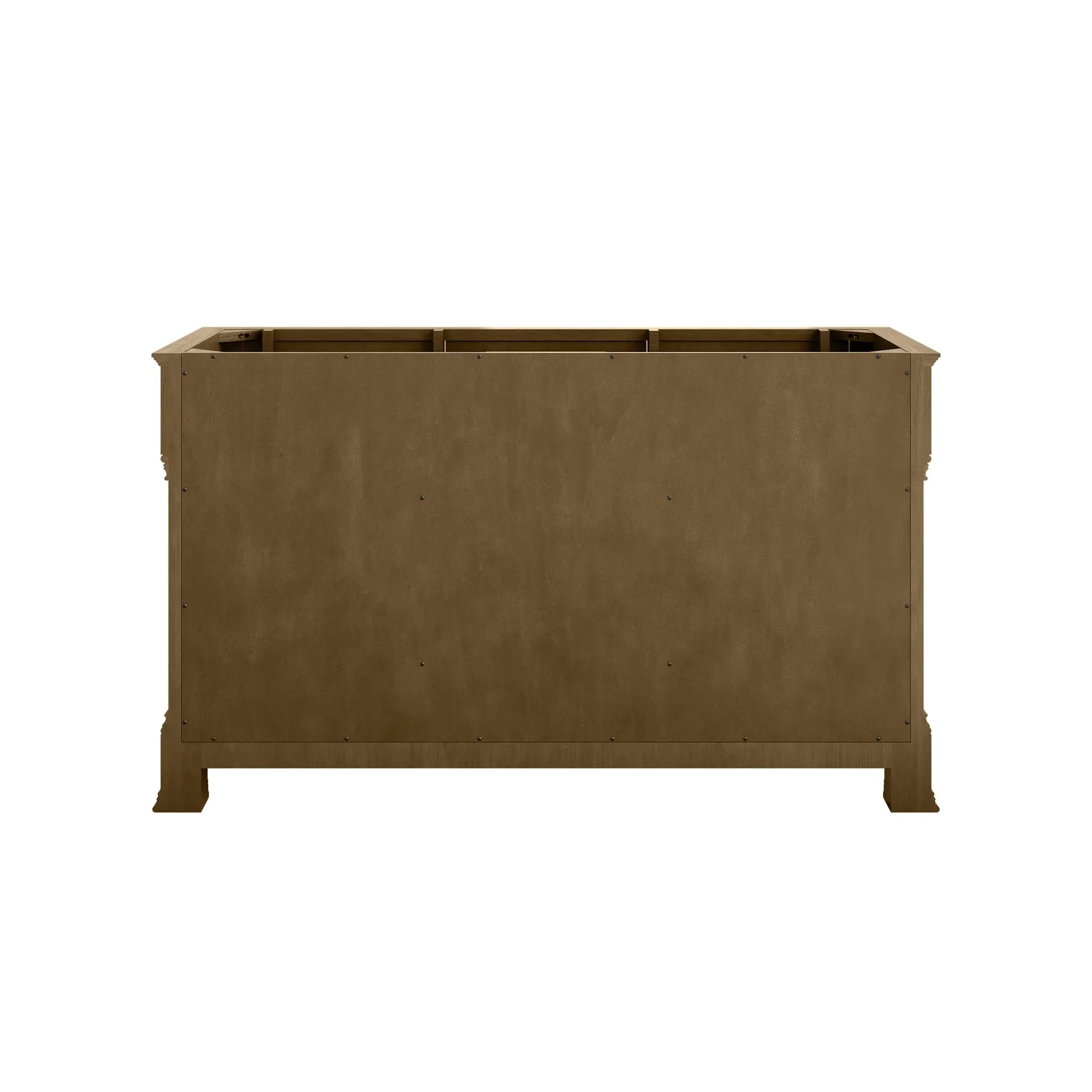 60" Brookfield Double Vanity in Honey Oak Wireless Charger-Eternal Jasmine Pearl Silestone-8" Widespread image 11