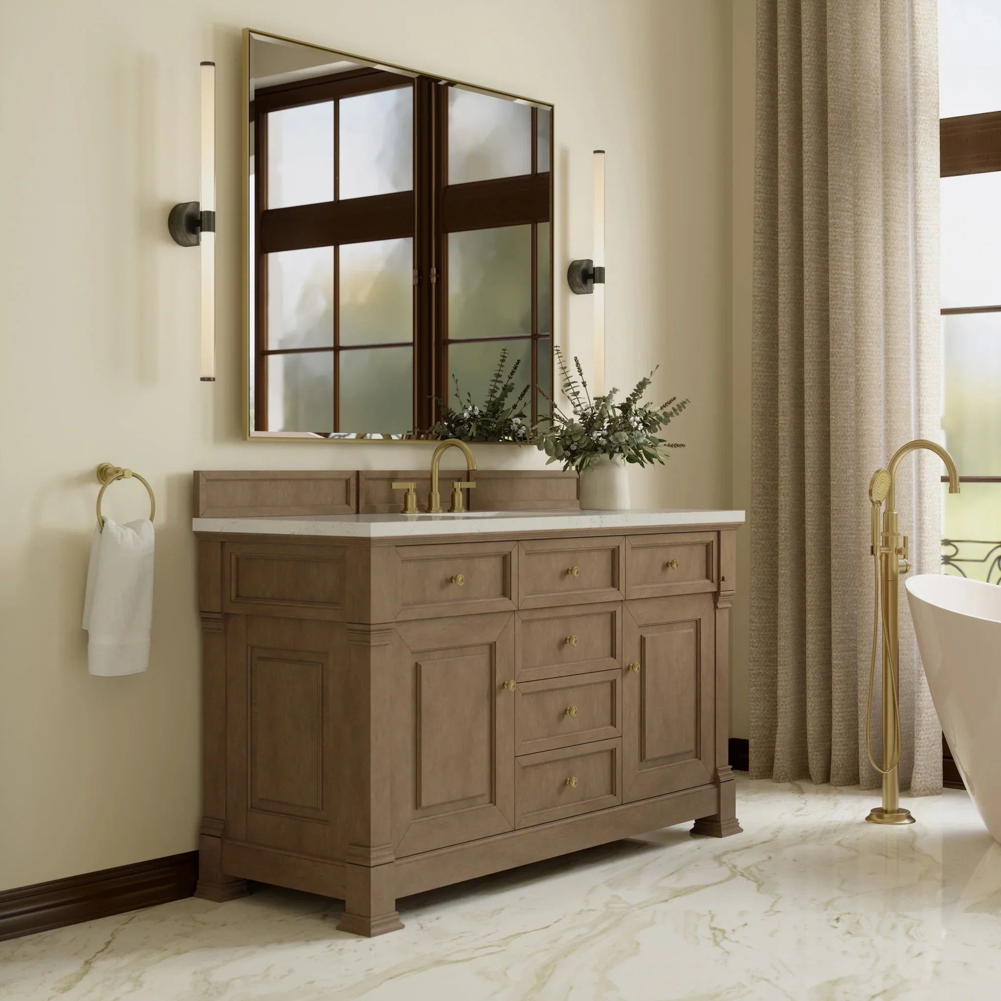 60-brookfield-single-vanity-in-pecan-w-freepower-wireless-charger-by-james-martin-vanities-siberian-silestone image 9