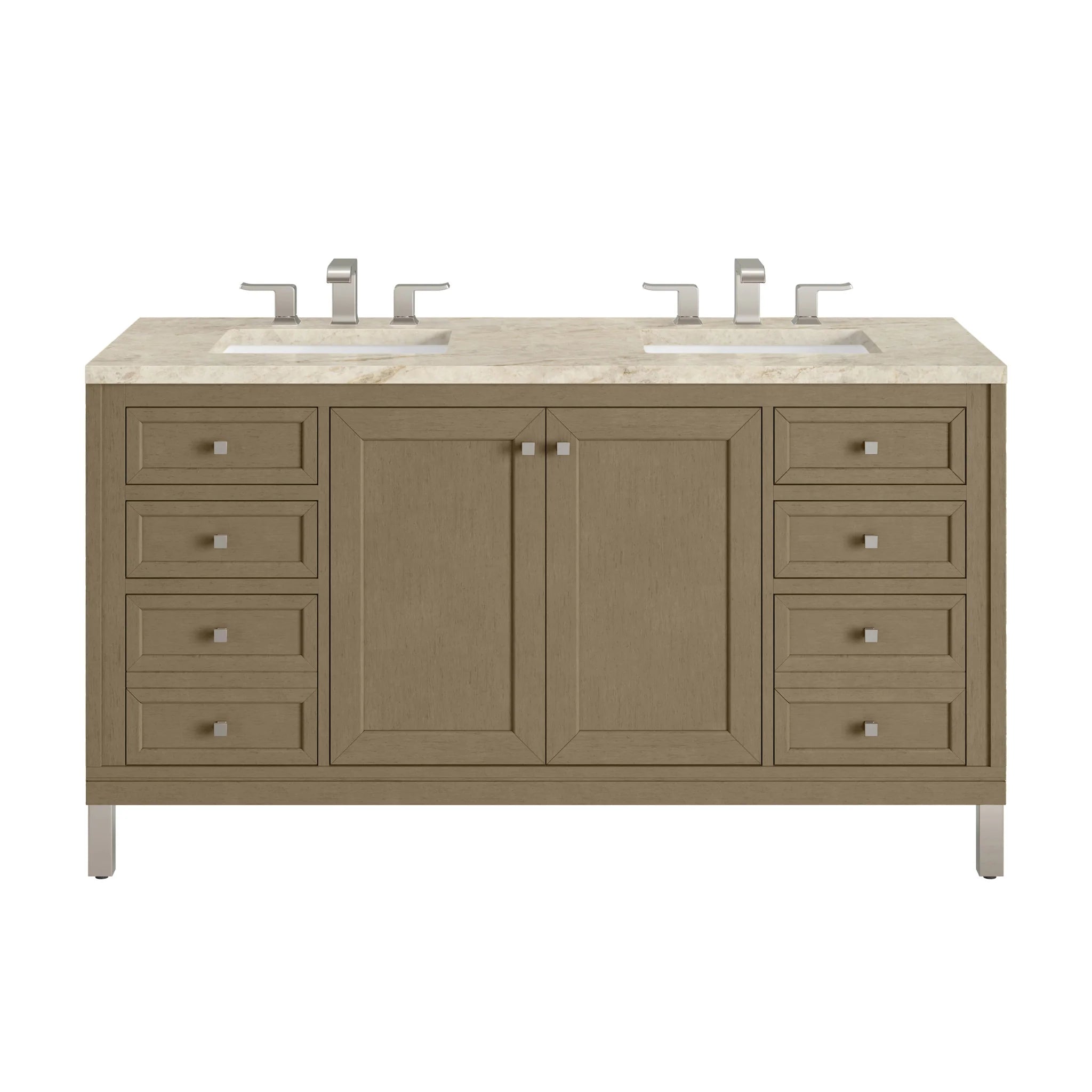 60-chicago-double-vanity-in-walnut-whisper-w-freepower-wireless-charger-by-james-martin-vanities-tajnar-eclos-zero-silica image 1