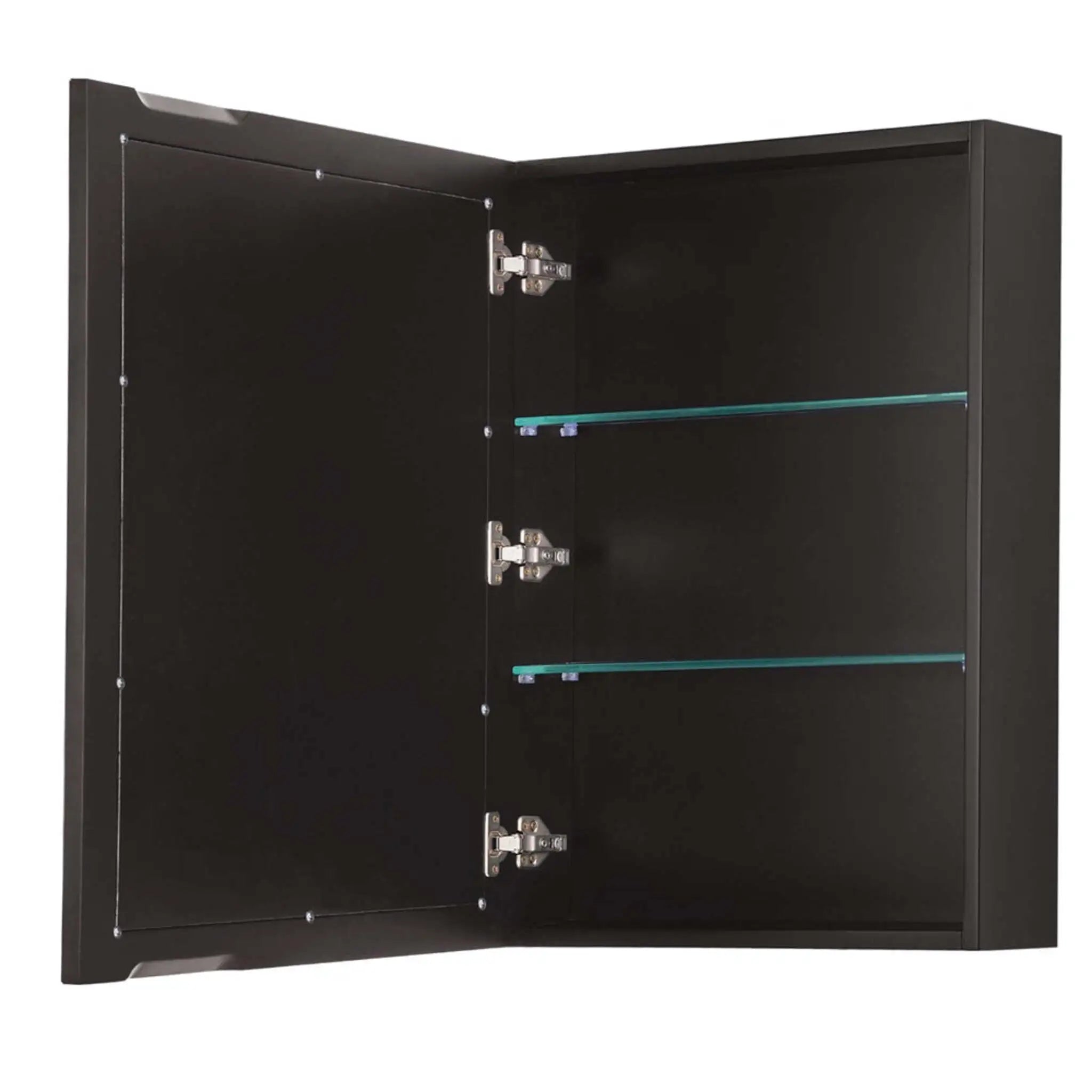60" Daria Double Bathroom Vanity in Dark Espresso with Polished Chrome Trim & Medicine Cabinet by Wyndham