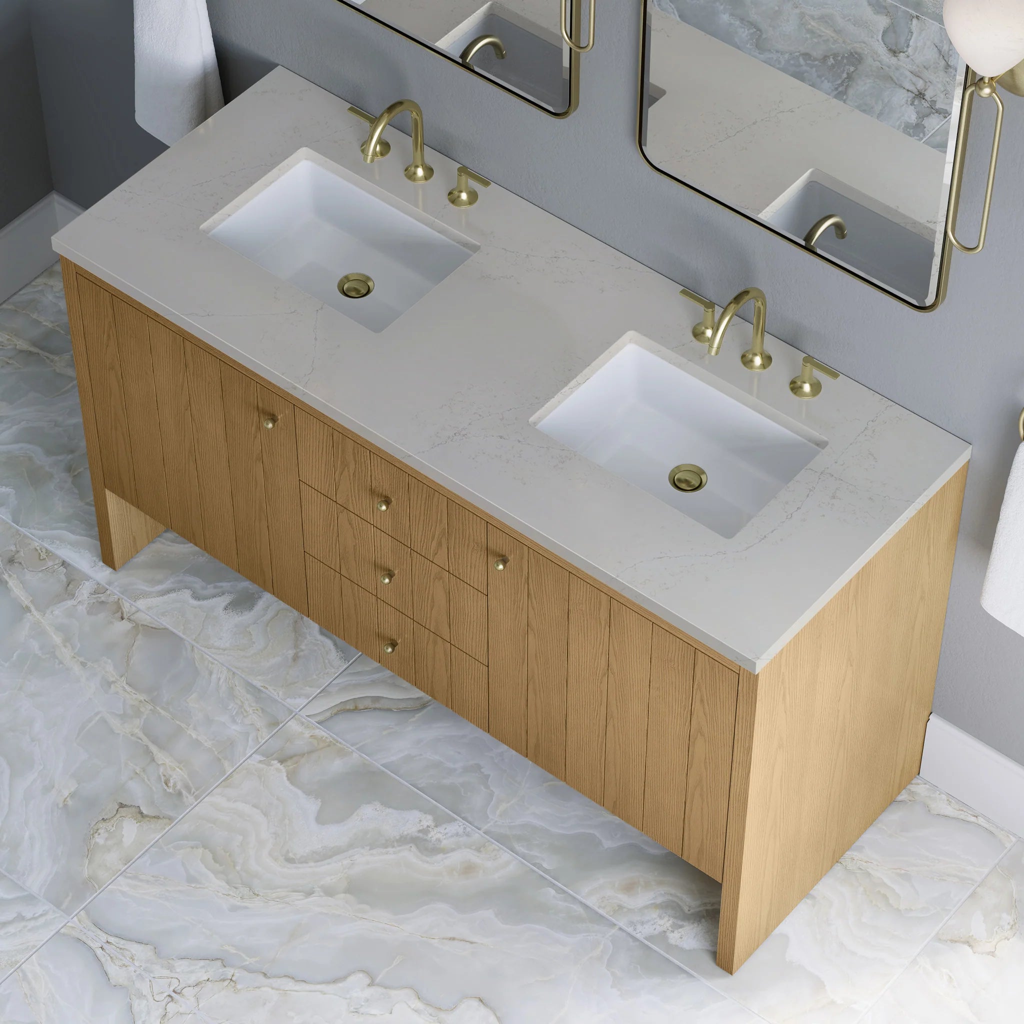 60-hudson-double-vanity-in-light-natural-oak-by-james-martin-vanities-siberian-silestone image 15
