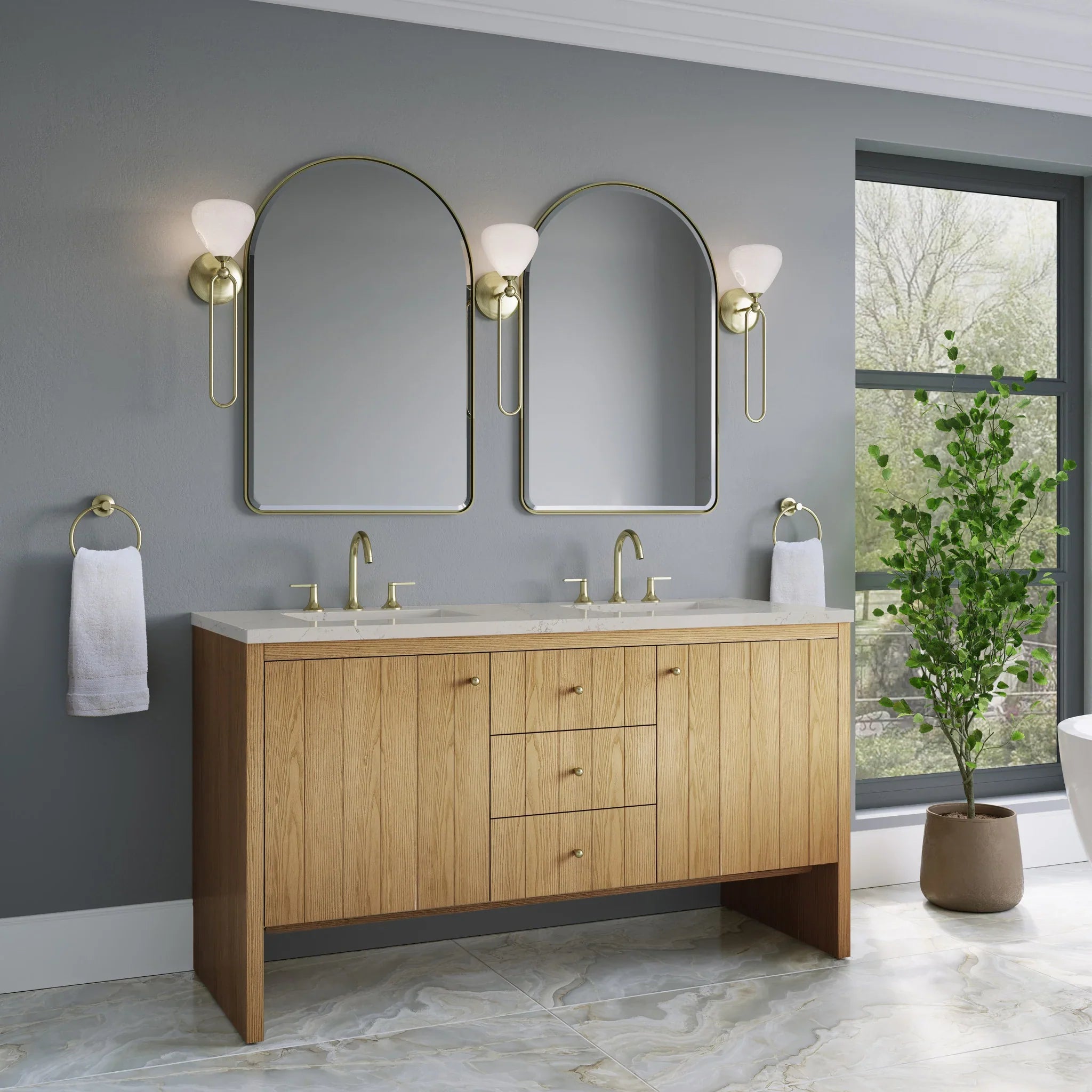 60-hudson-double-vanity-in-light-natural-oak-w-freepower-wireless-charger-by-james-martin-vanities-siberian-silestone image 13