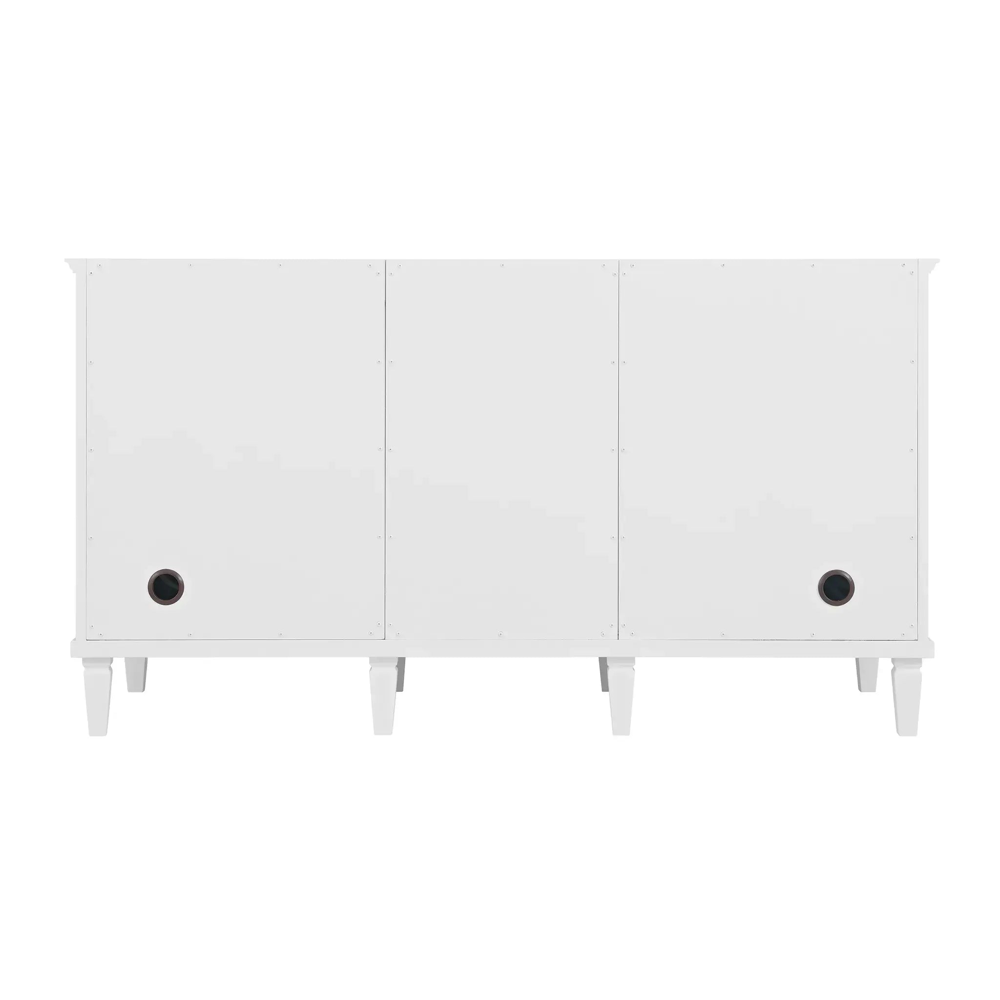 60" Lorelai Double Vanity in Bright White-Lime Delight Silestone-8" Widespread image 9