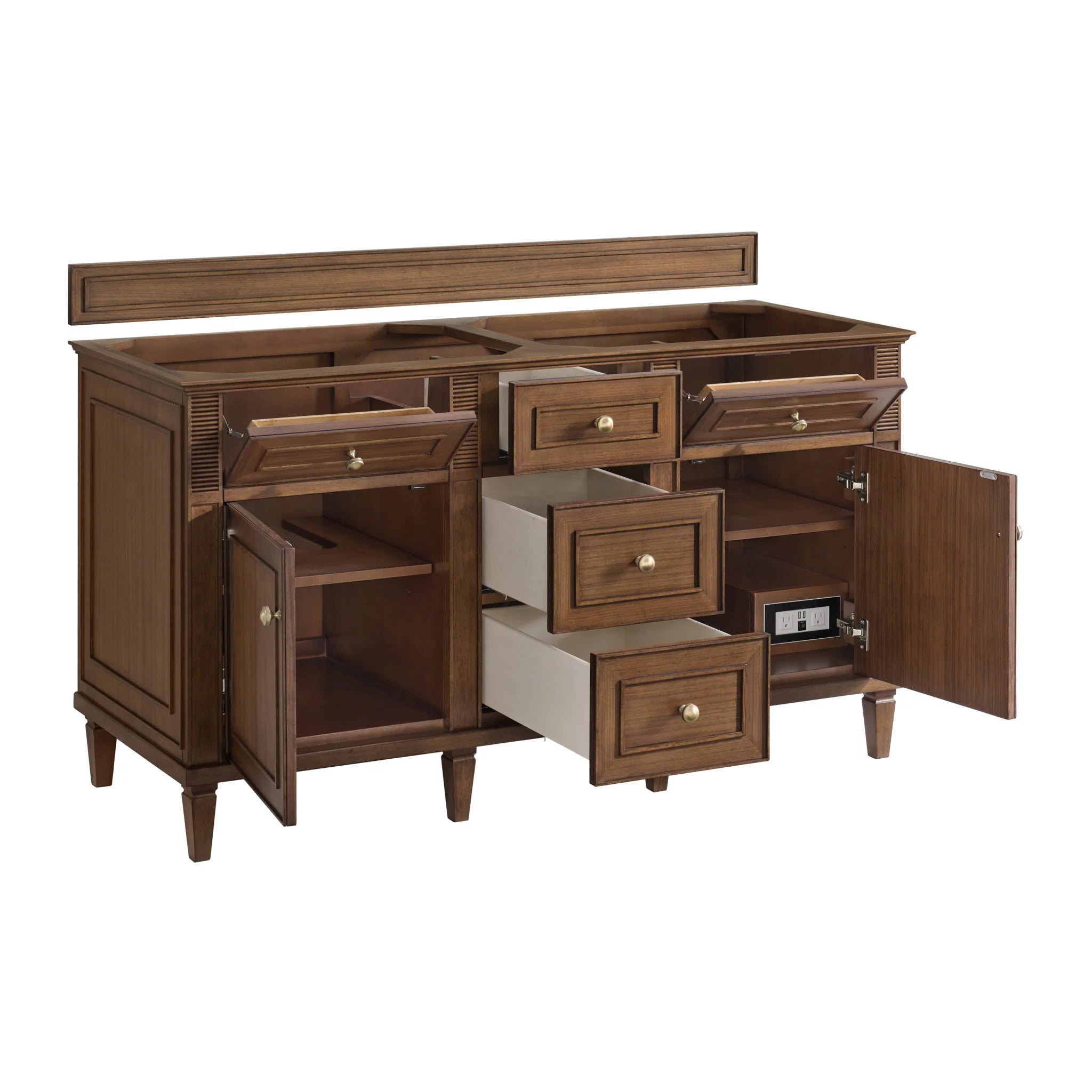 60-lorelai-double-vanity-in-mid-century-walnut-by-james-martin-vanities-phantome-eclos-zero-silica image 1