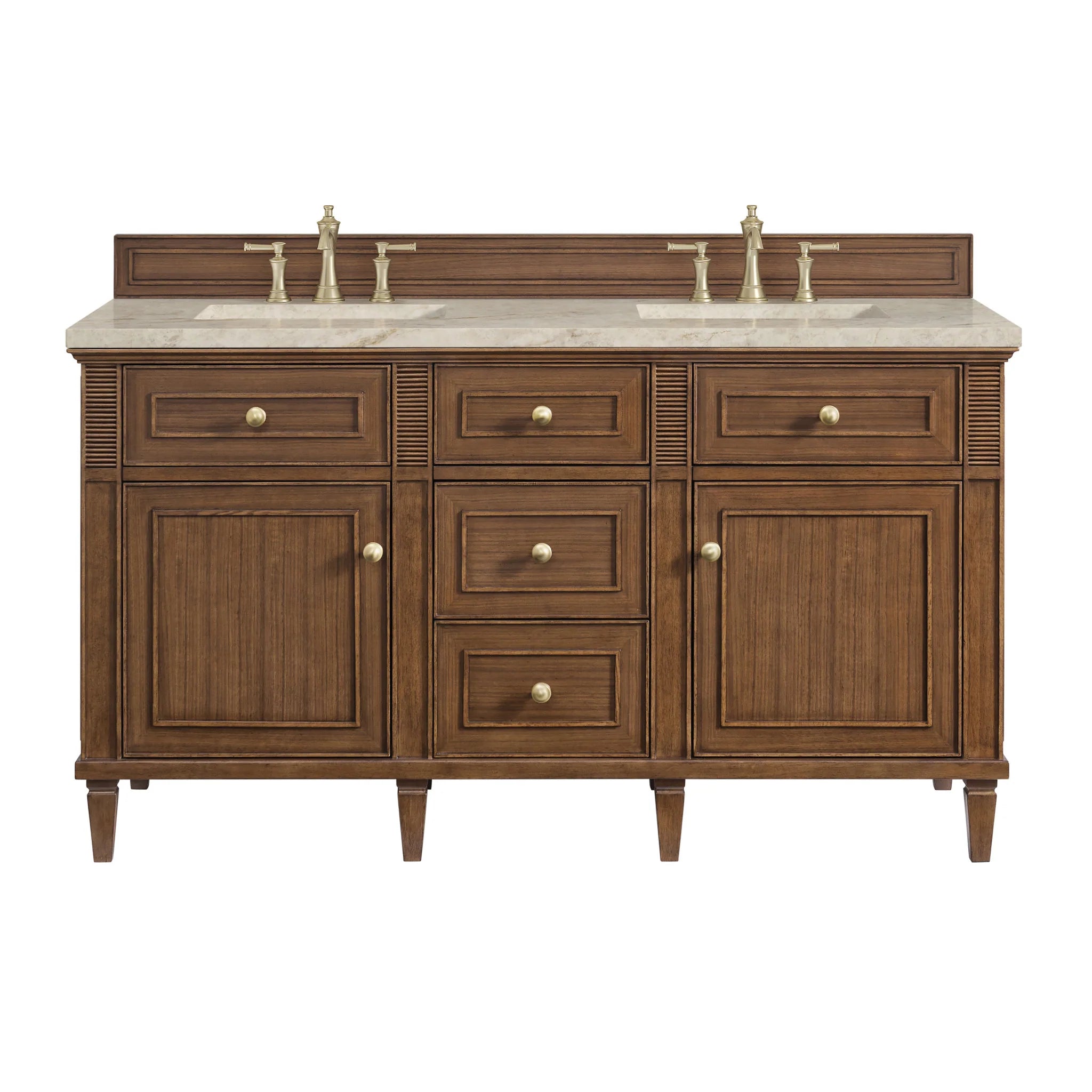 60-lorelai-double-vanity-in-mid-century-walnut-by-james-martin-vanities-tajnar-eclos-zero-silica image