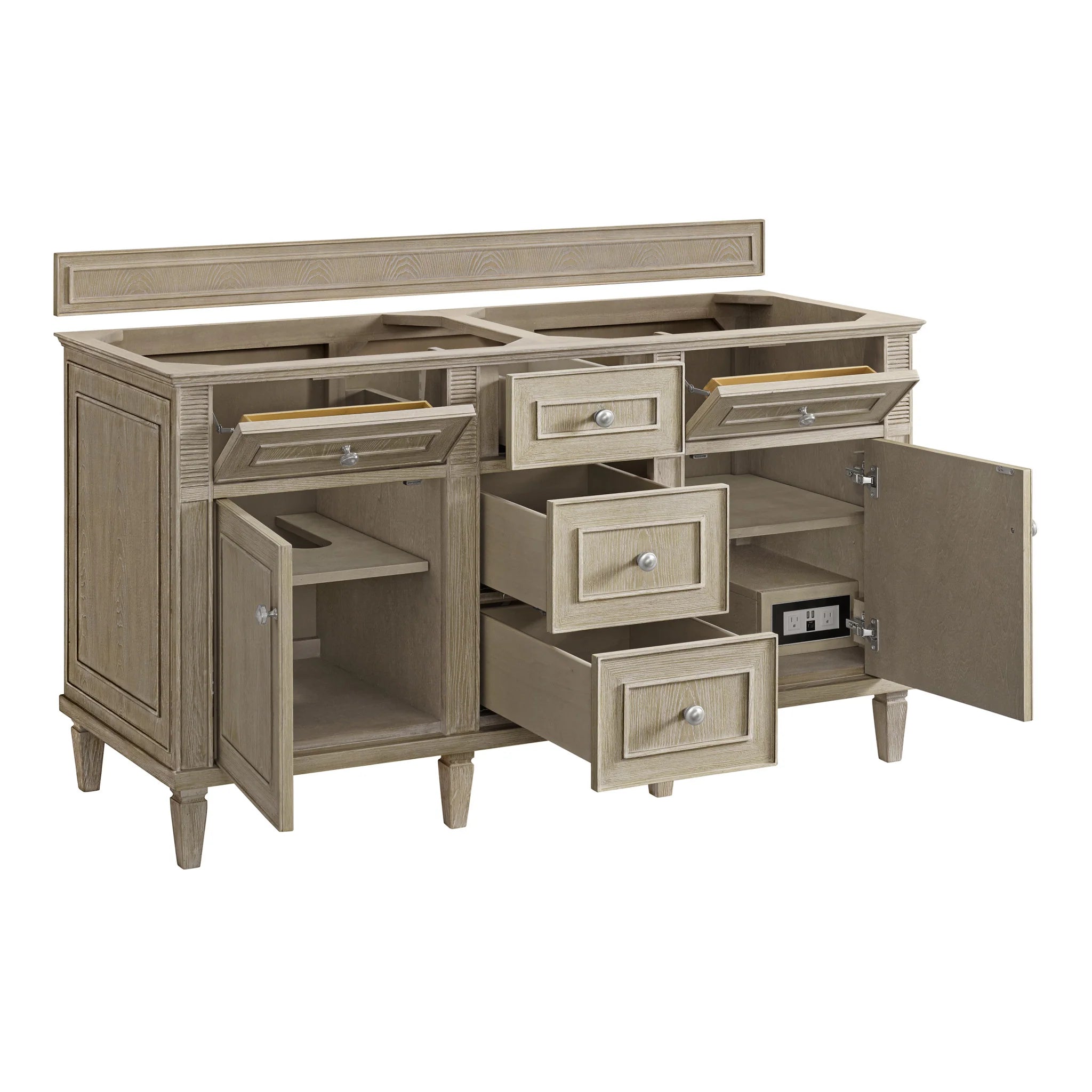 60-lorelai-double-vanity-in-whitewashed-oak-by-james-martin-vanities-phantome-eclos-zero-silica image 1
