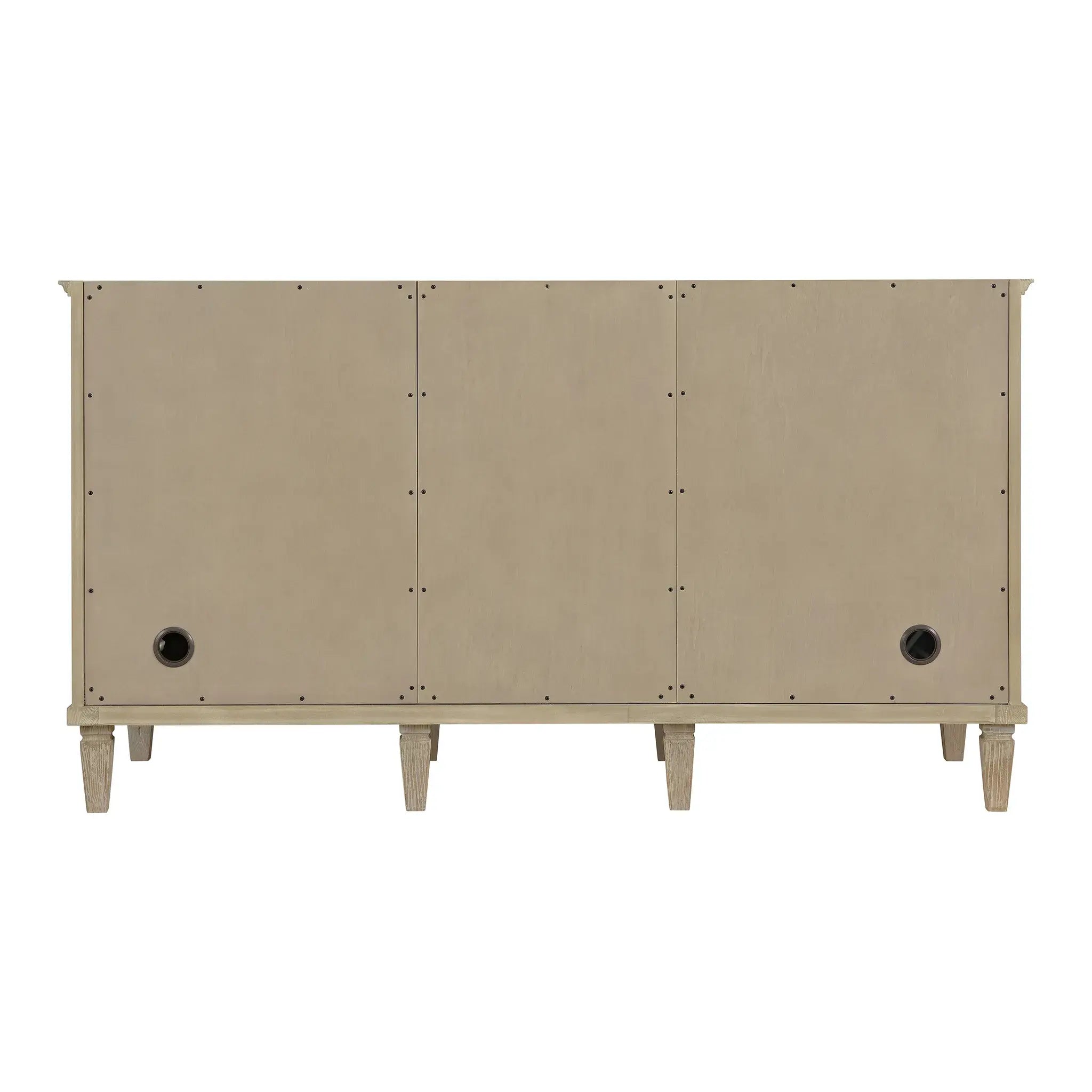60" Lorelai Double Vanity in Whitewashed Oak-Eternal Jasmine Pearl Silestone-8" Widespread image 8